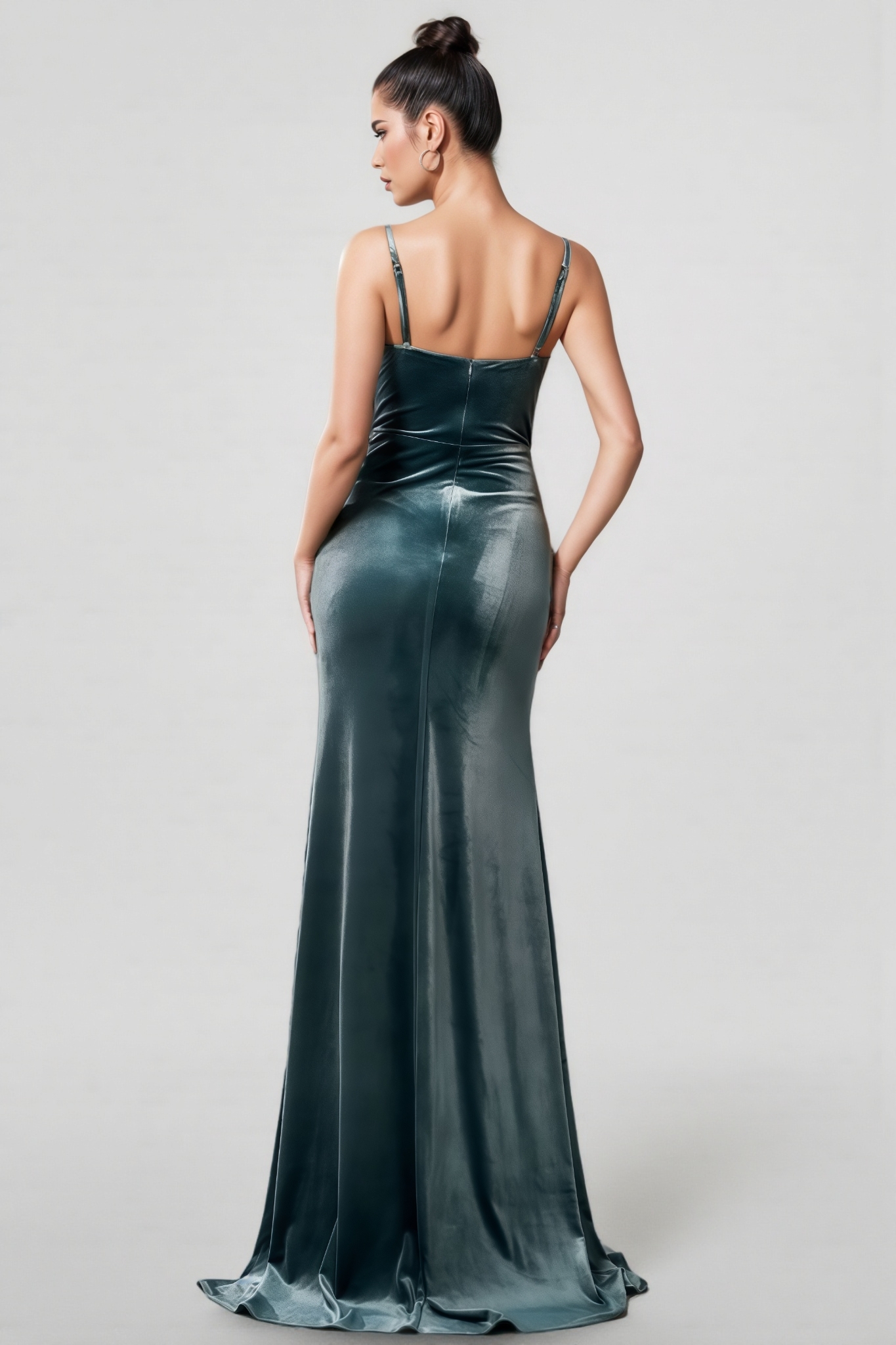 Selene Halter High Cut Maxi Dress