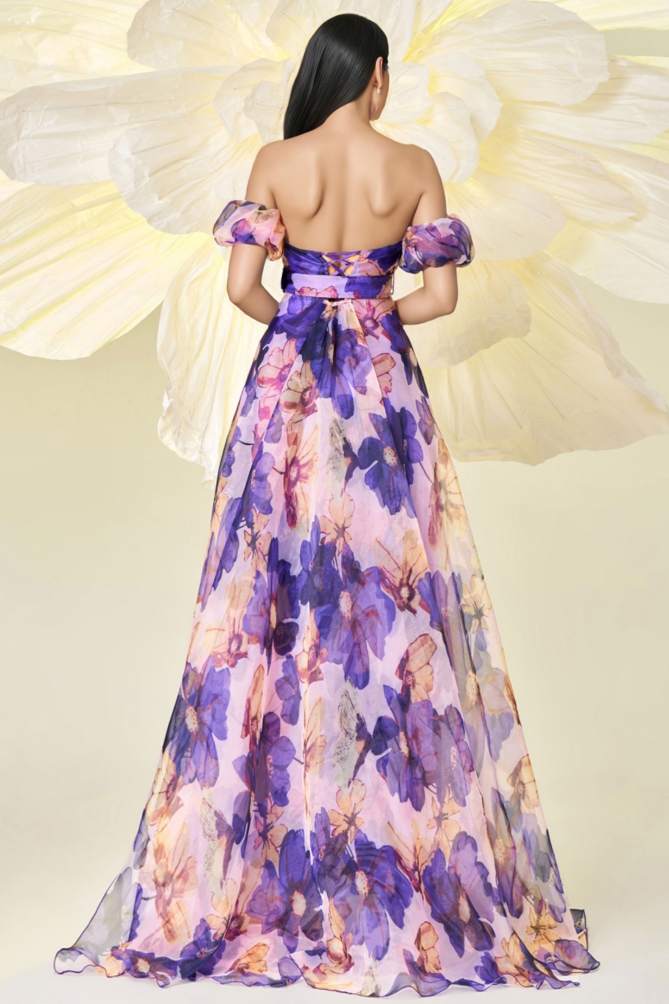 Isabe One Neck Print Maxi Dress