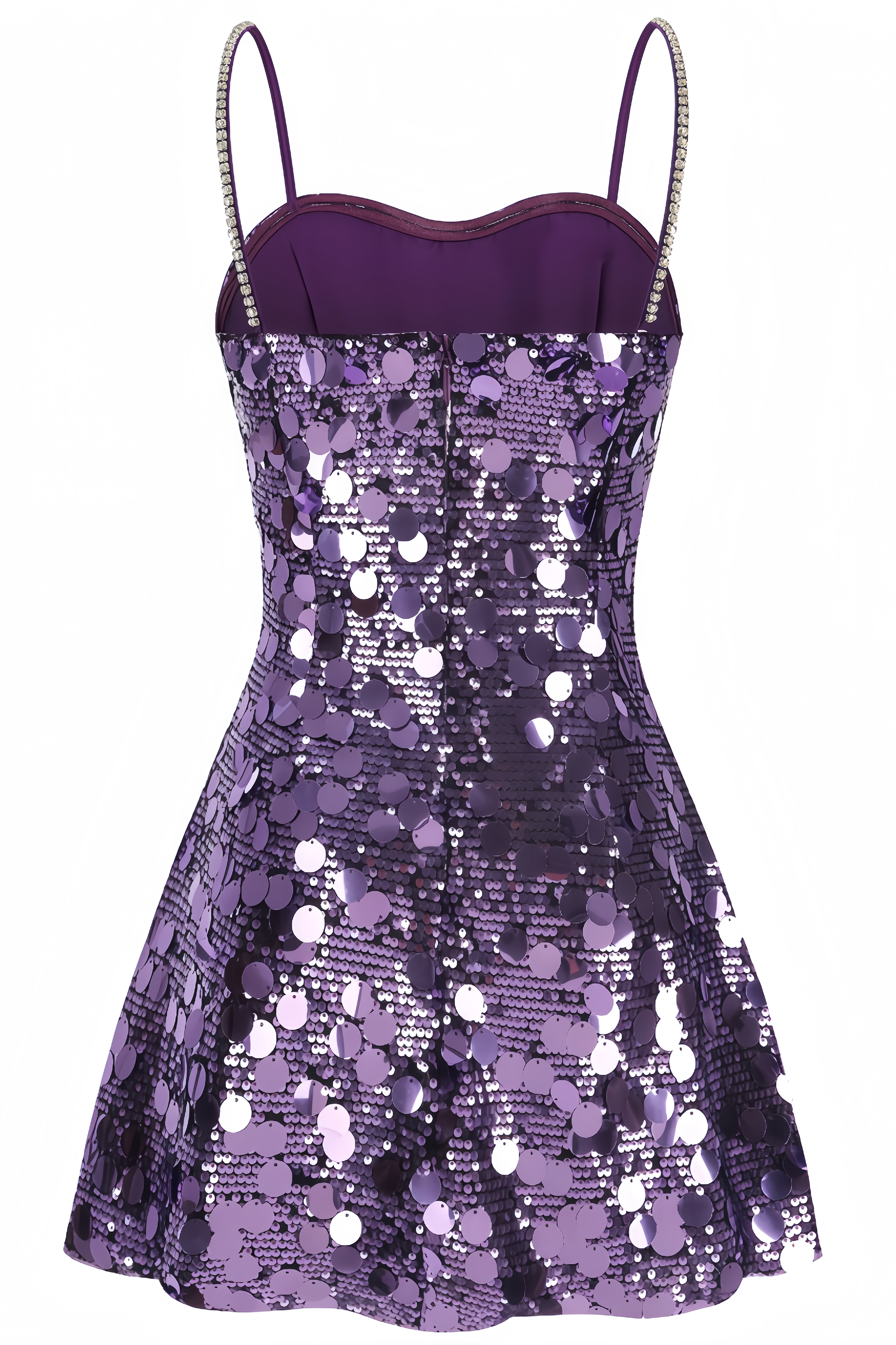 Kealt Sequin Halter Mini Dress