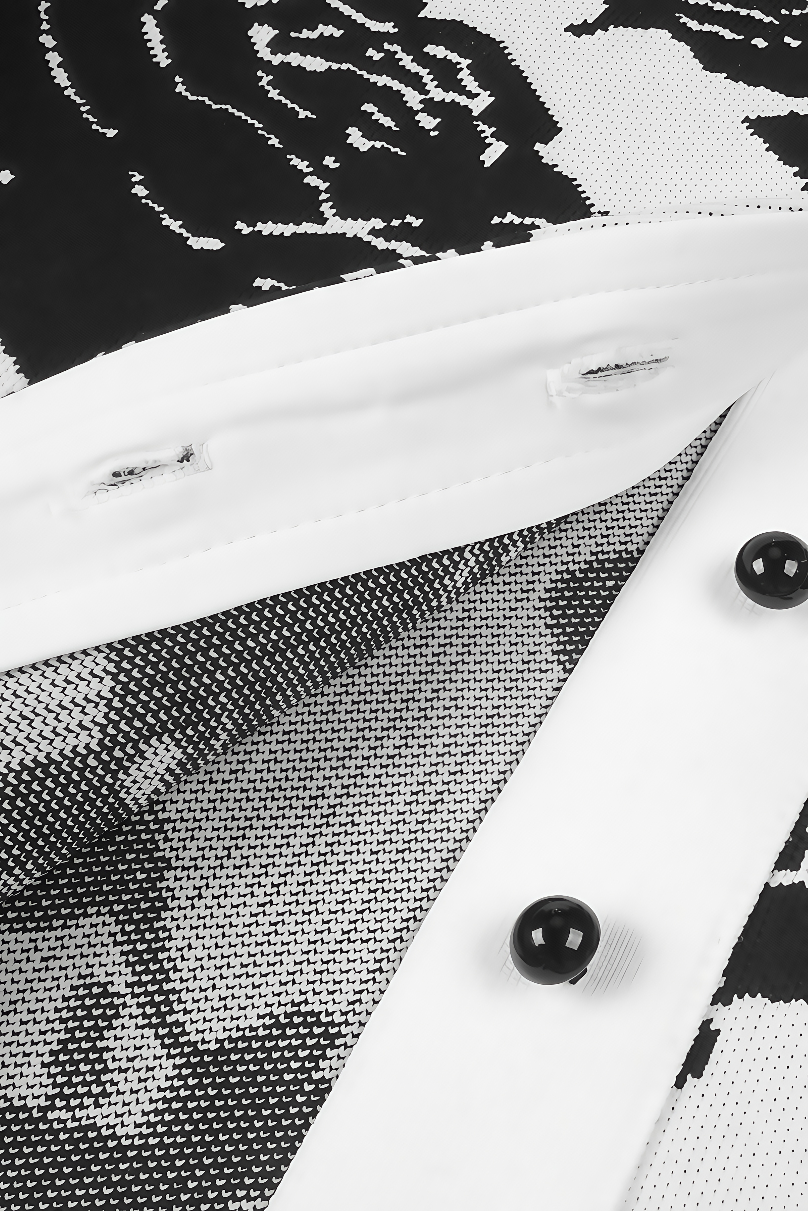 Elian Black and White Floral Midi Dress Set