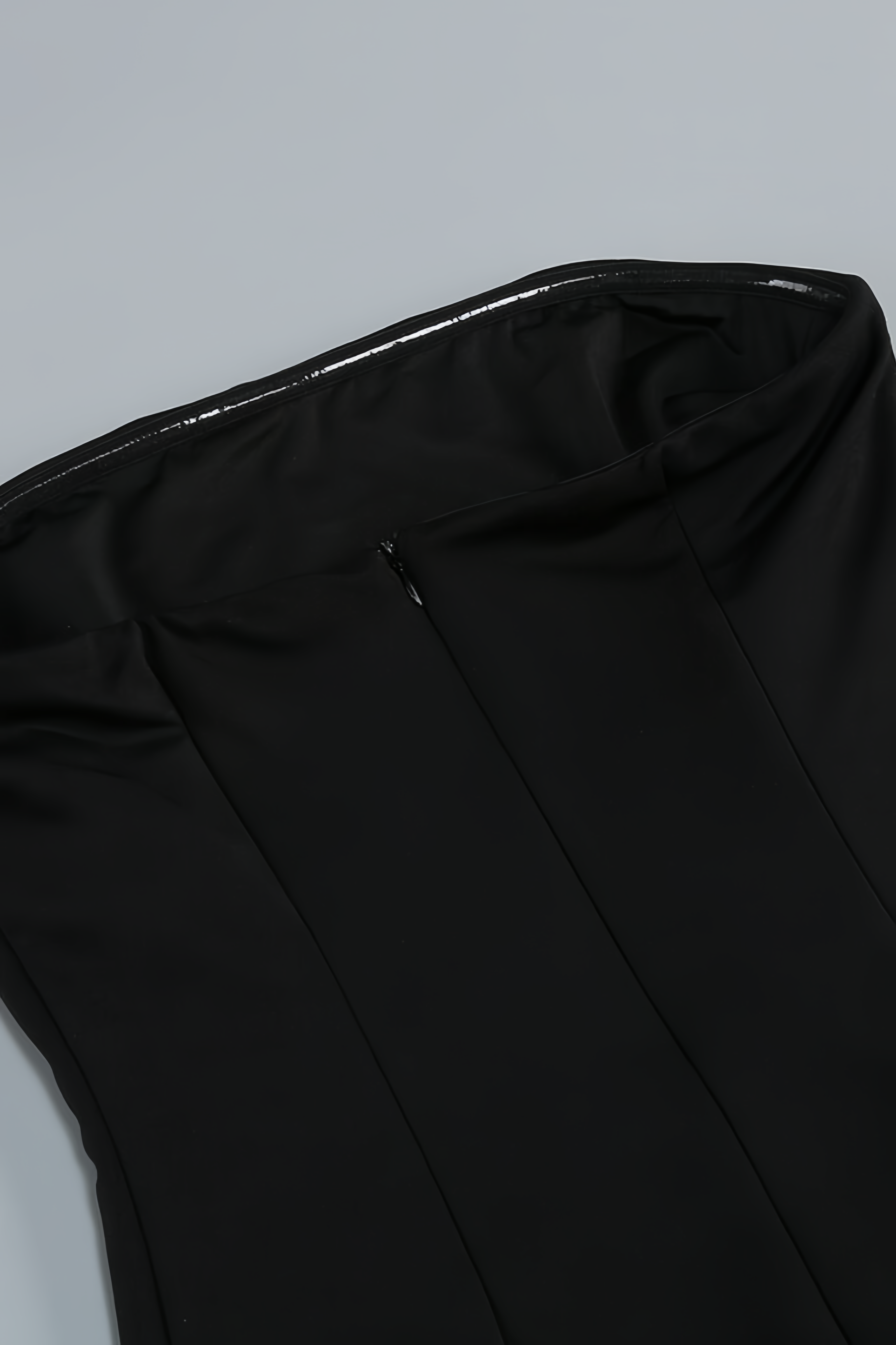 Elthion Black Polka Dot Mesh Maxi Dress