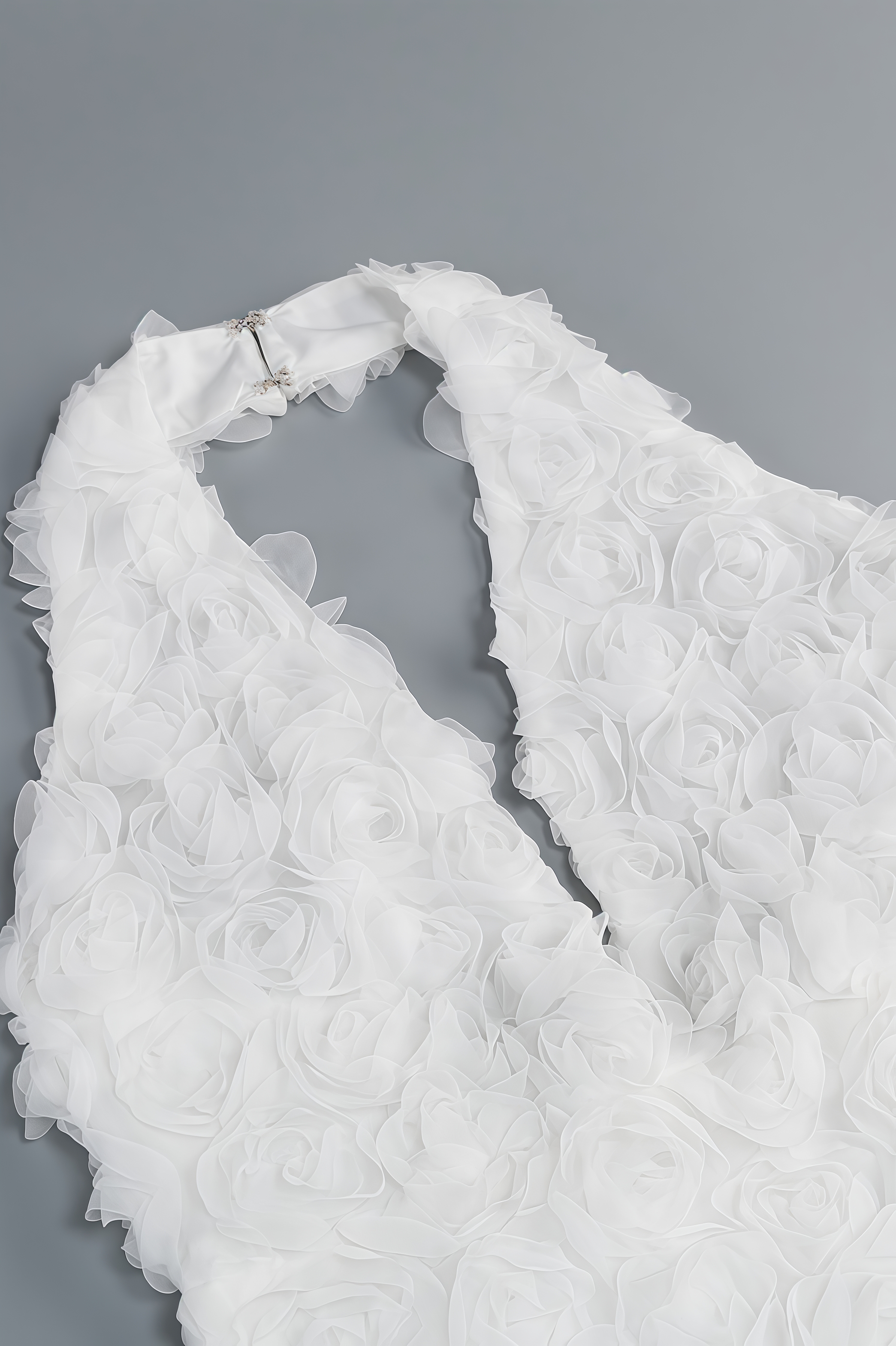 Dorirs Deep V 3D Floral Maxi Dress