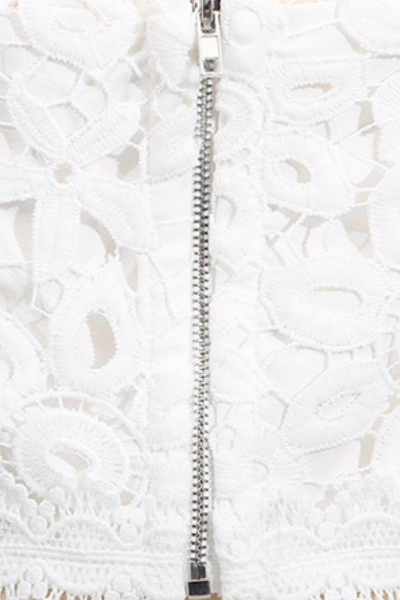 Wiskf Lace Sleeveless Top Midi Dress Set