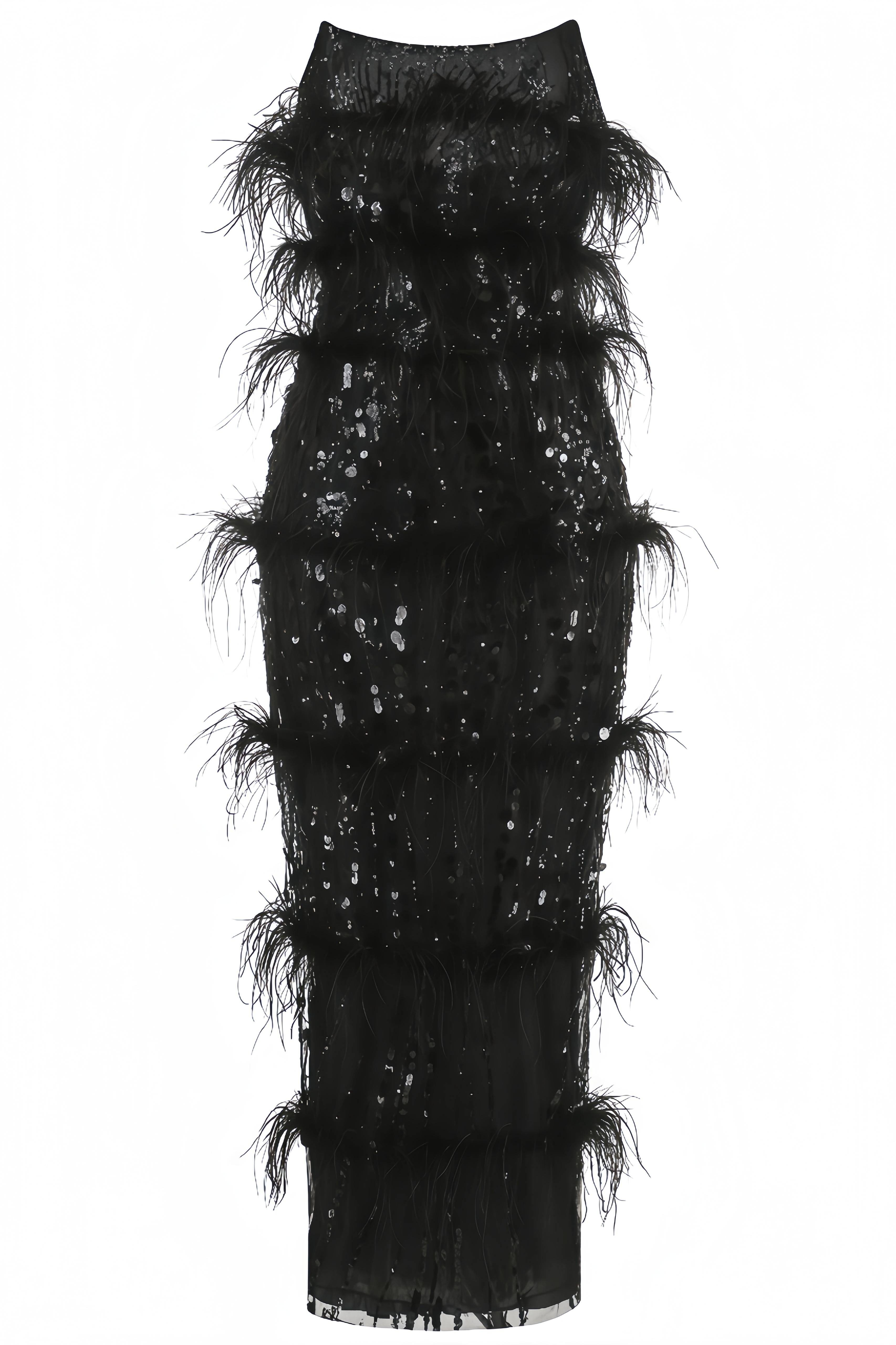 Sienla Sequin Halter-Neck Midi Dress