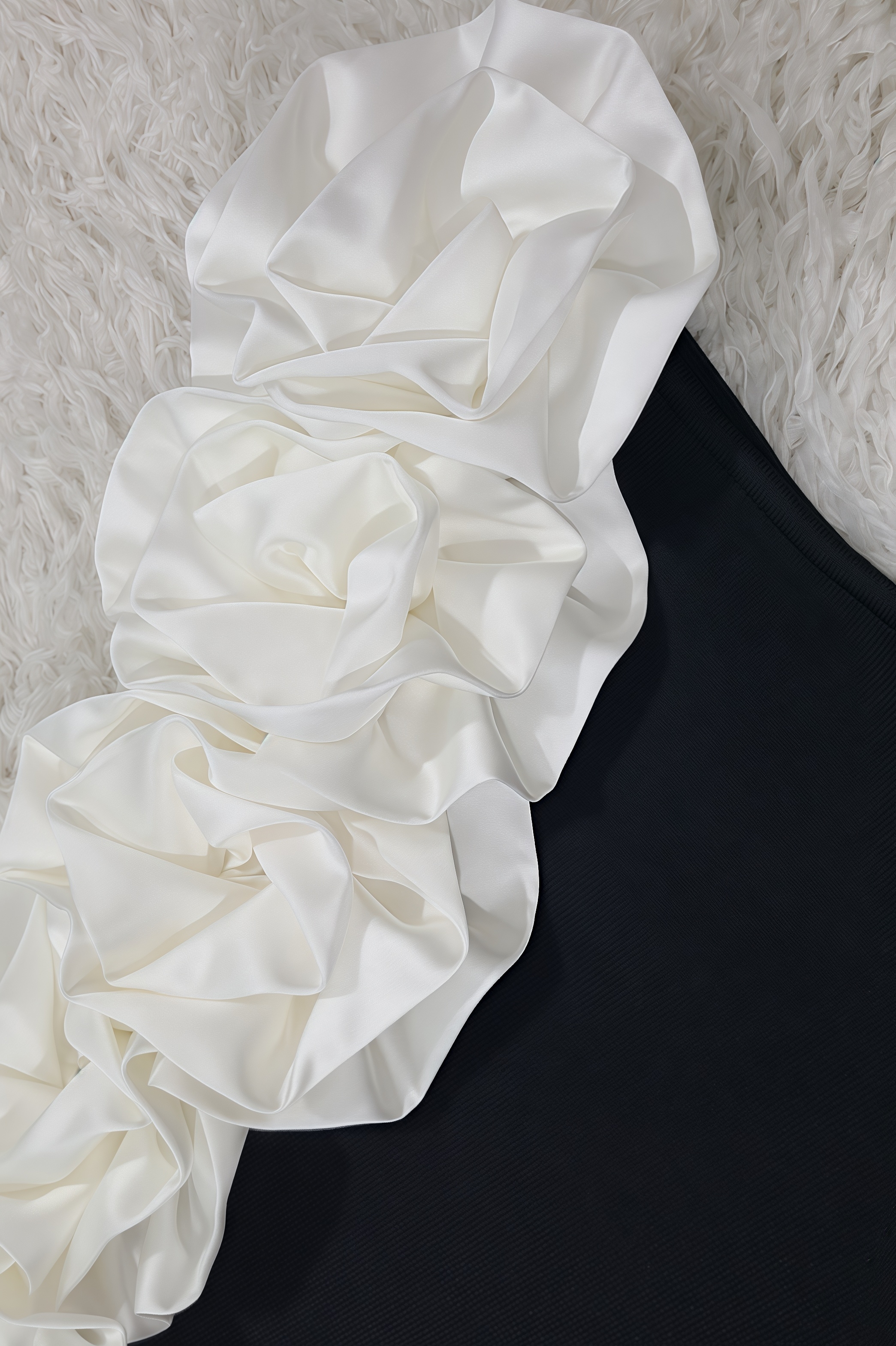 Sia Floral Diagonal Shoulder Maxi Dress