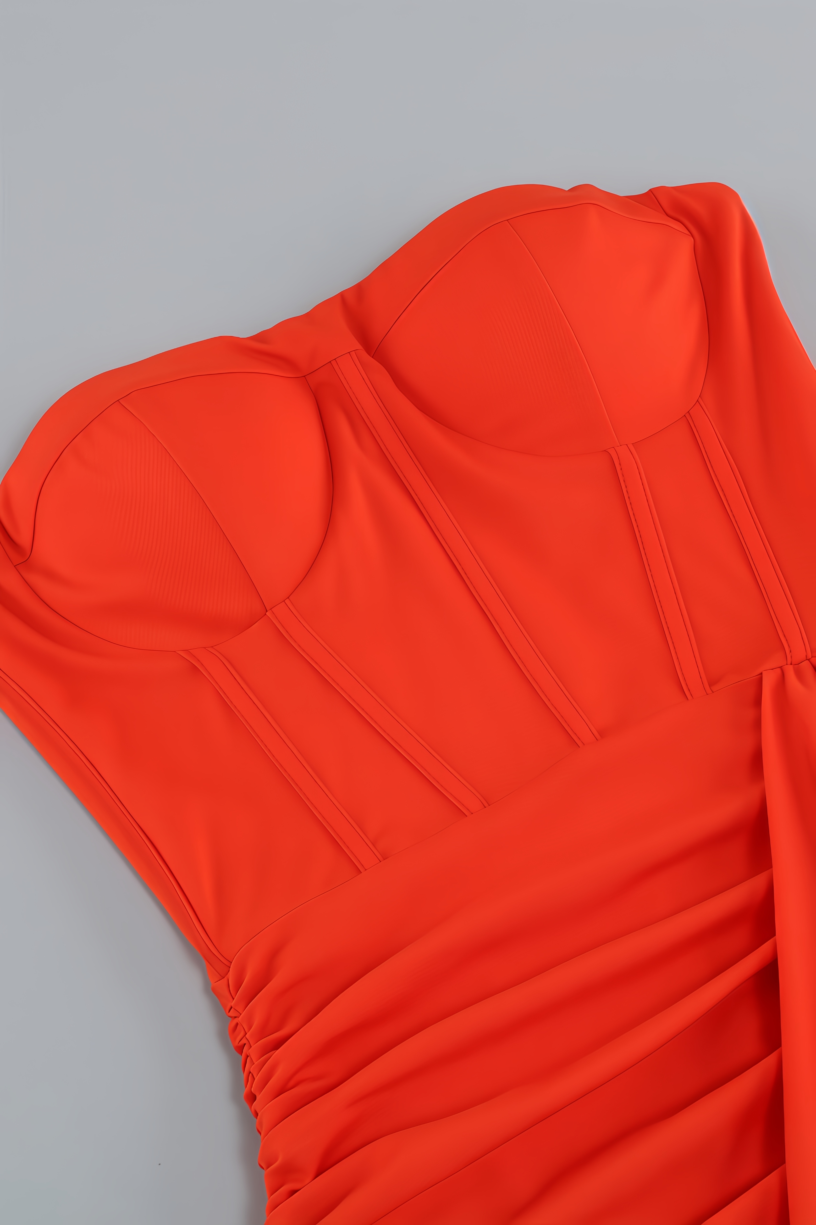 Kaidi Strapless Slit Maxi Dress