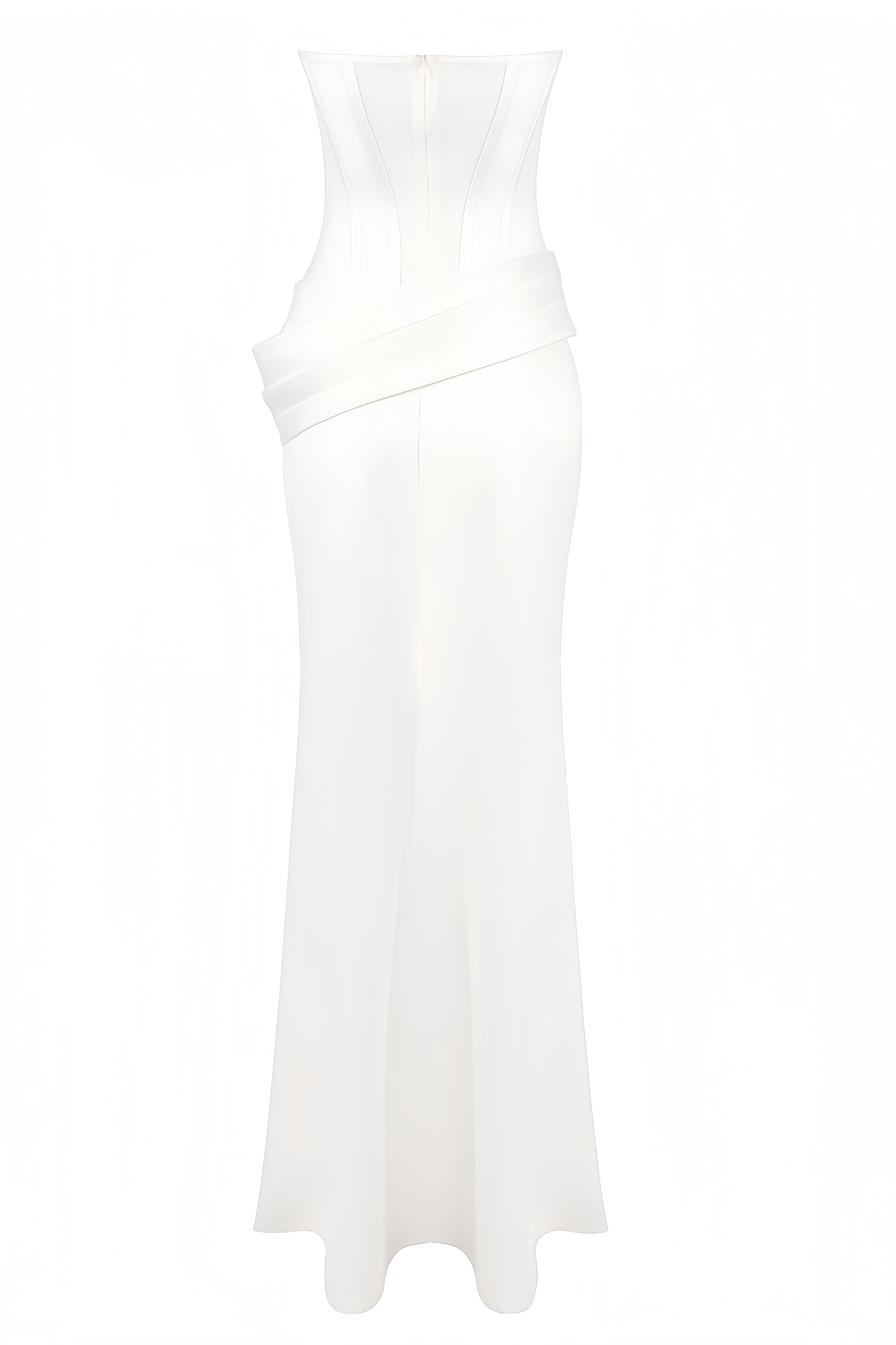 Blythe Strapless Slit Dress Set