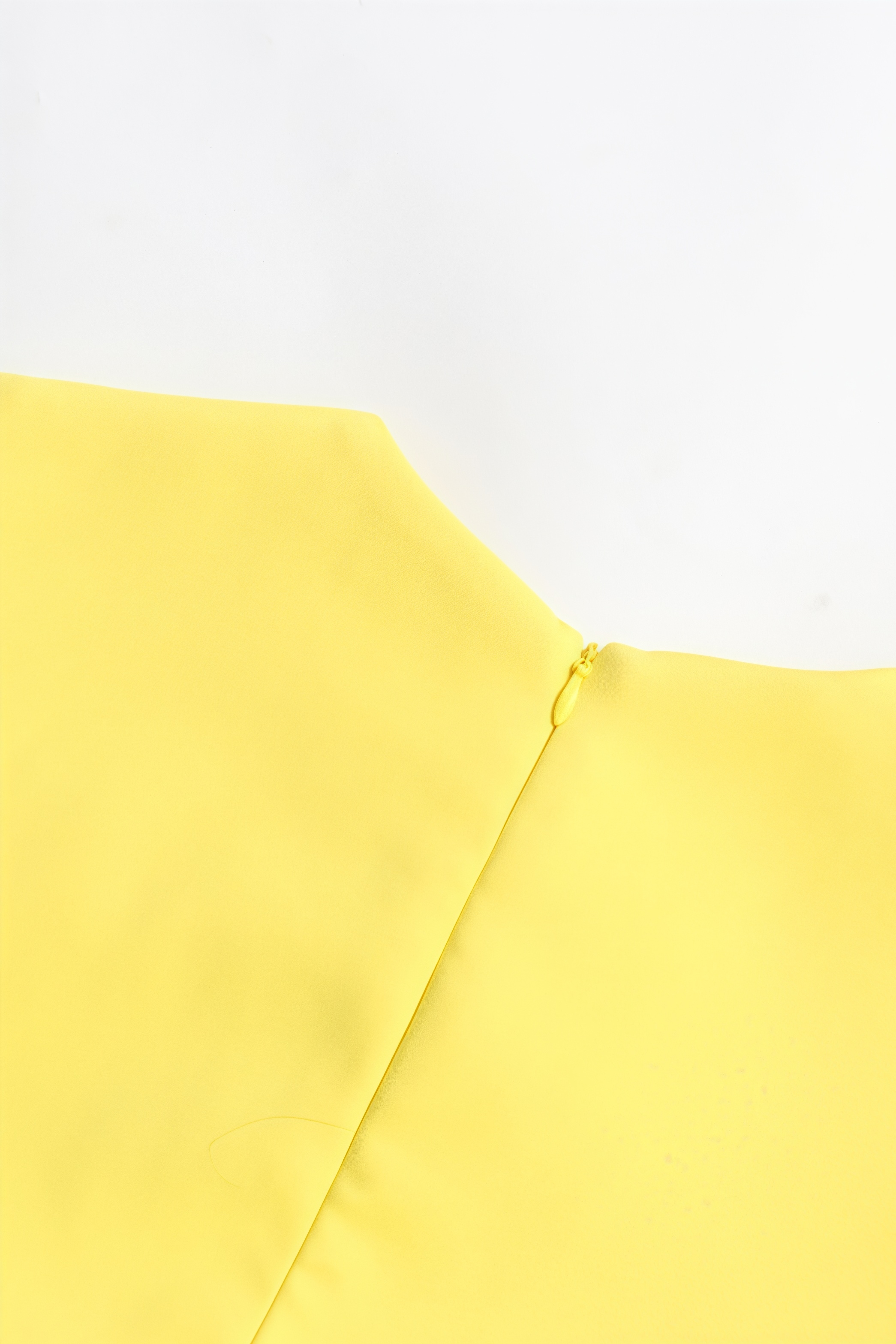 Garrisf Yellow 3D Floral Mini Dress