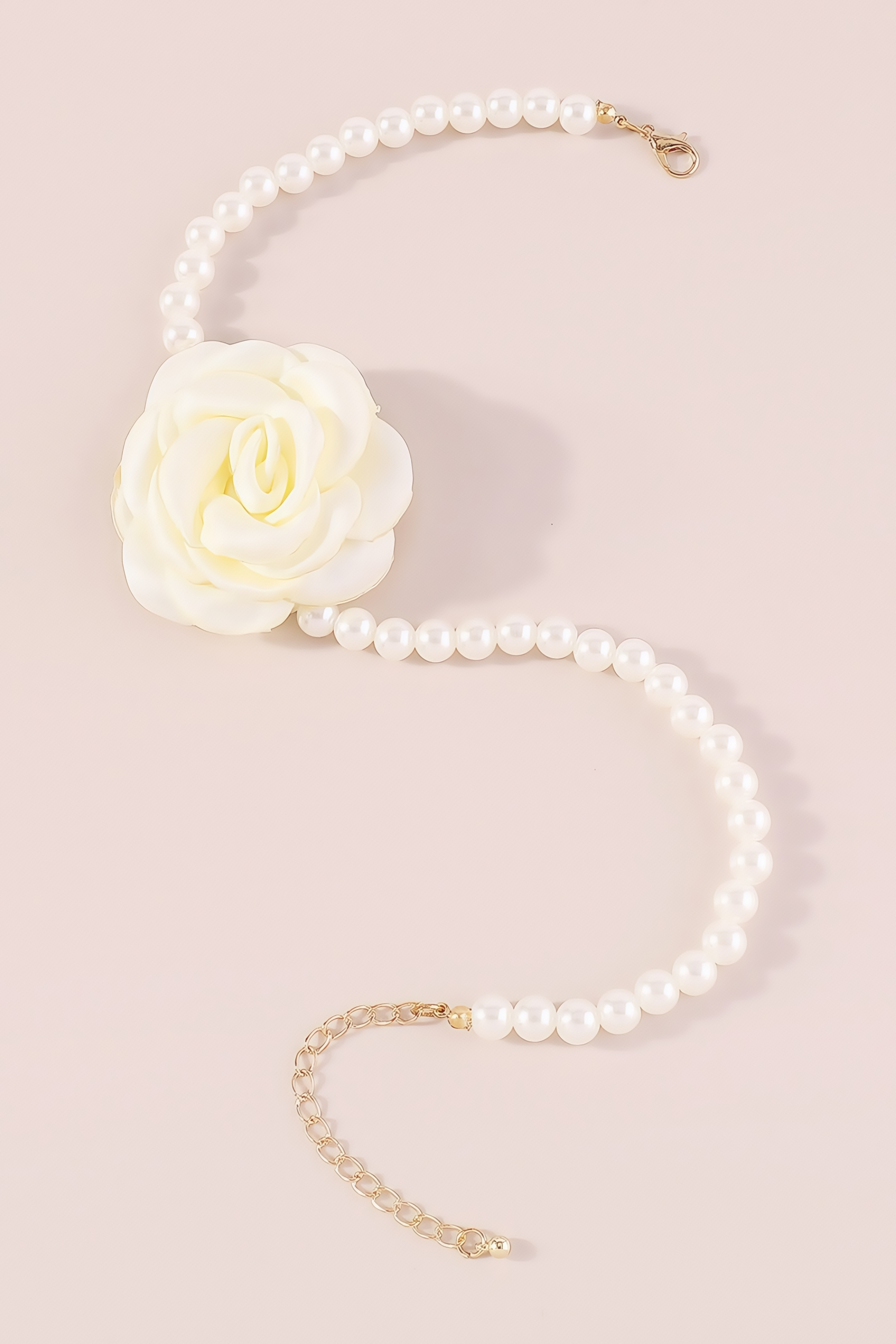 Alaric Camellia Pearl Necklace