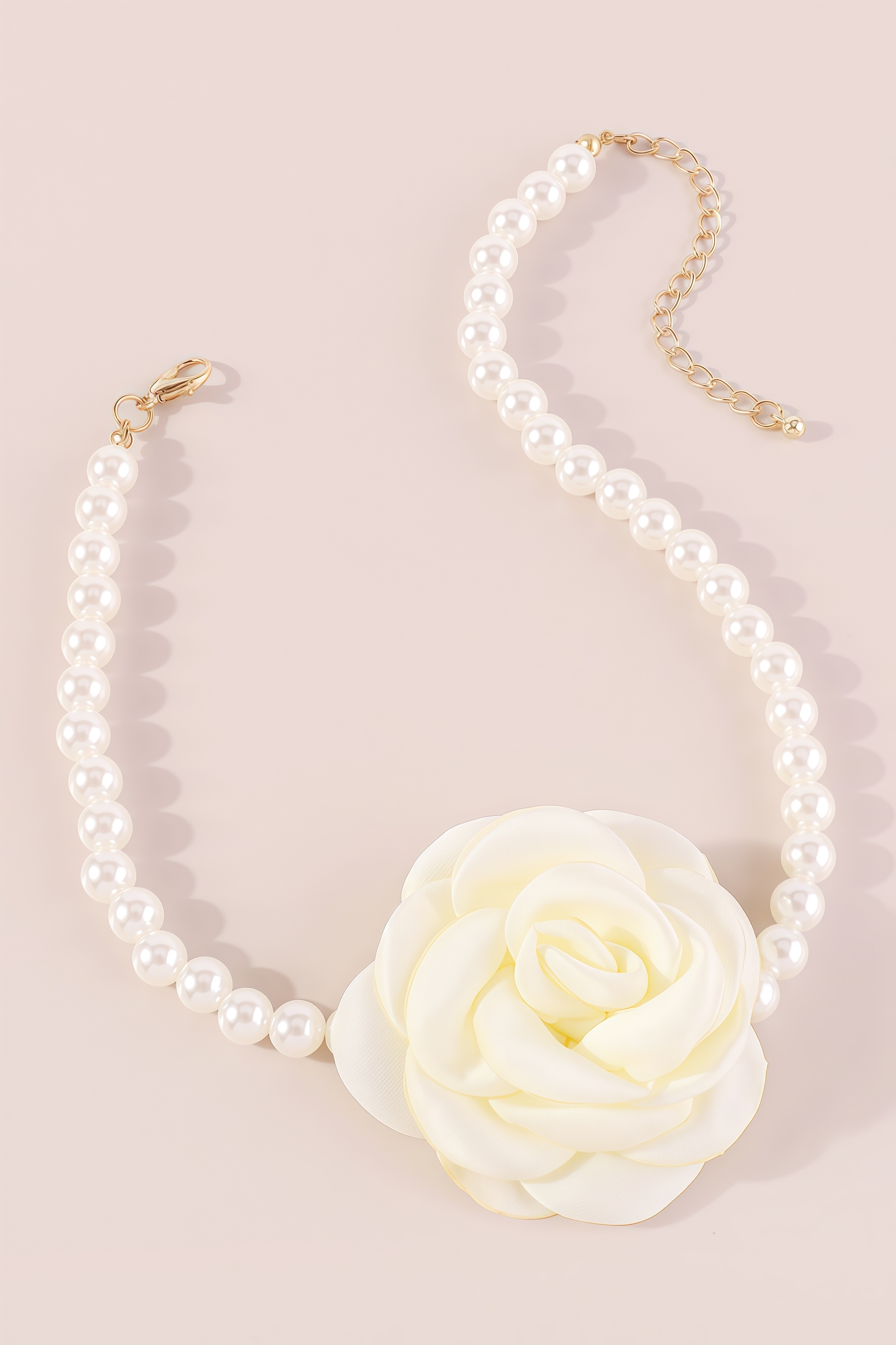 Alaric Camellia Pearl Necklace