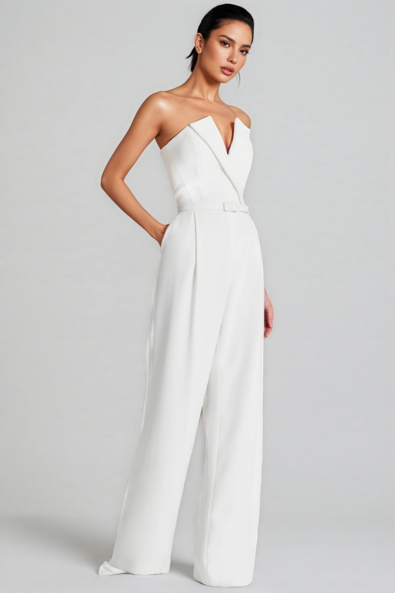 Davina Mesh Pearl Jumpsuit Two Piece Sets