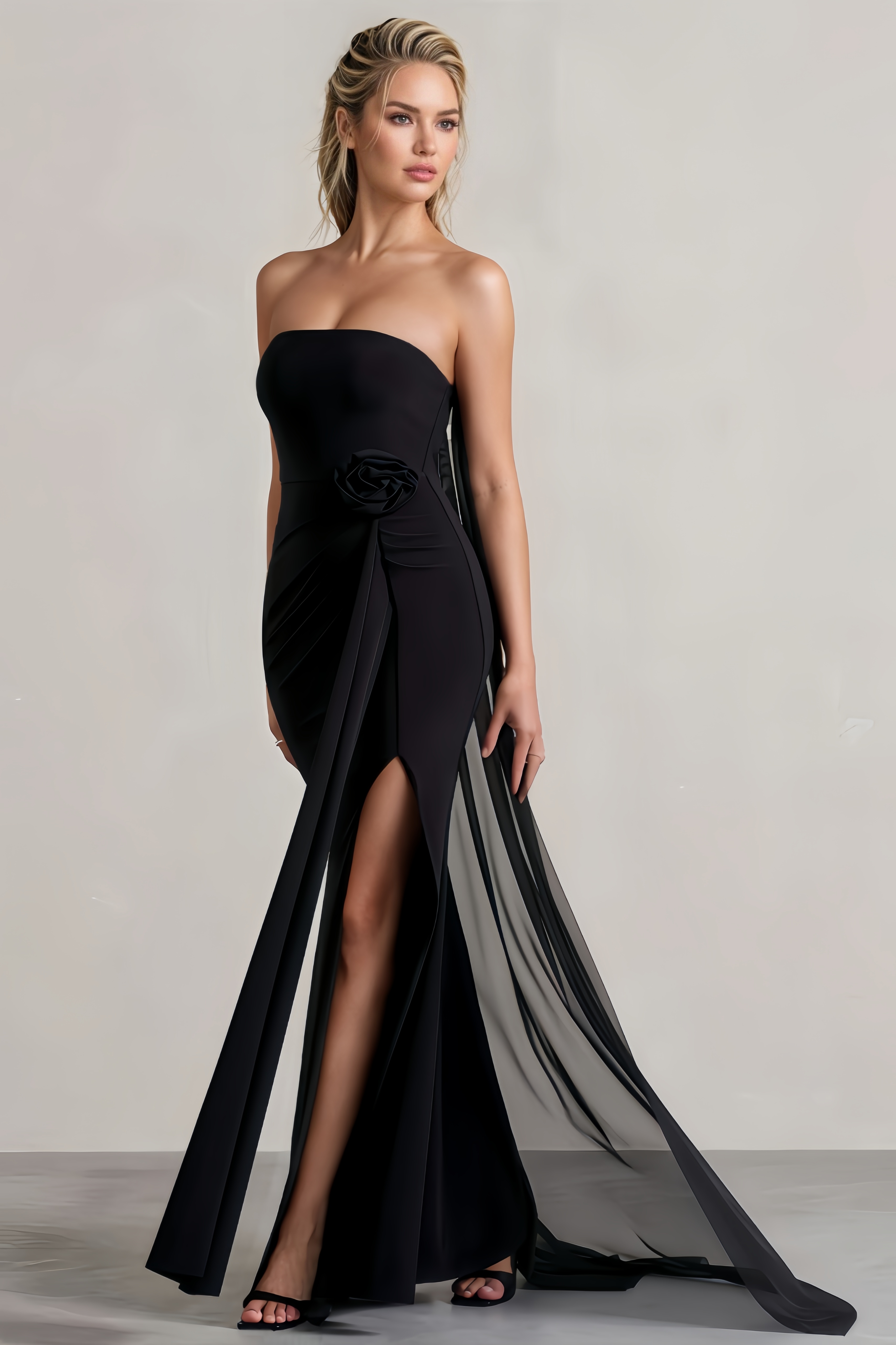 Cima Sleeveless Slit Maxi Dress