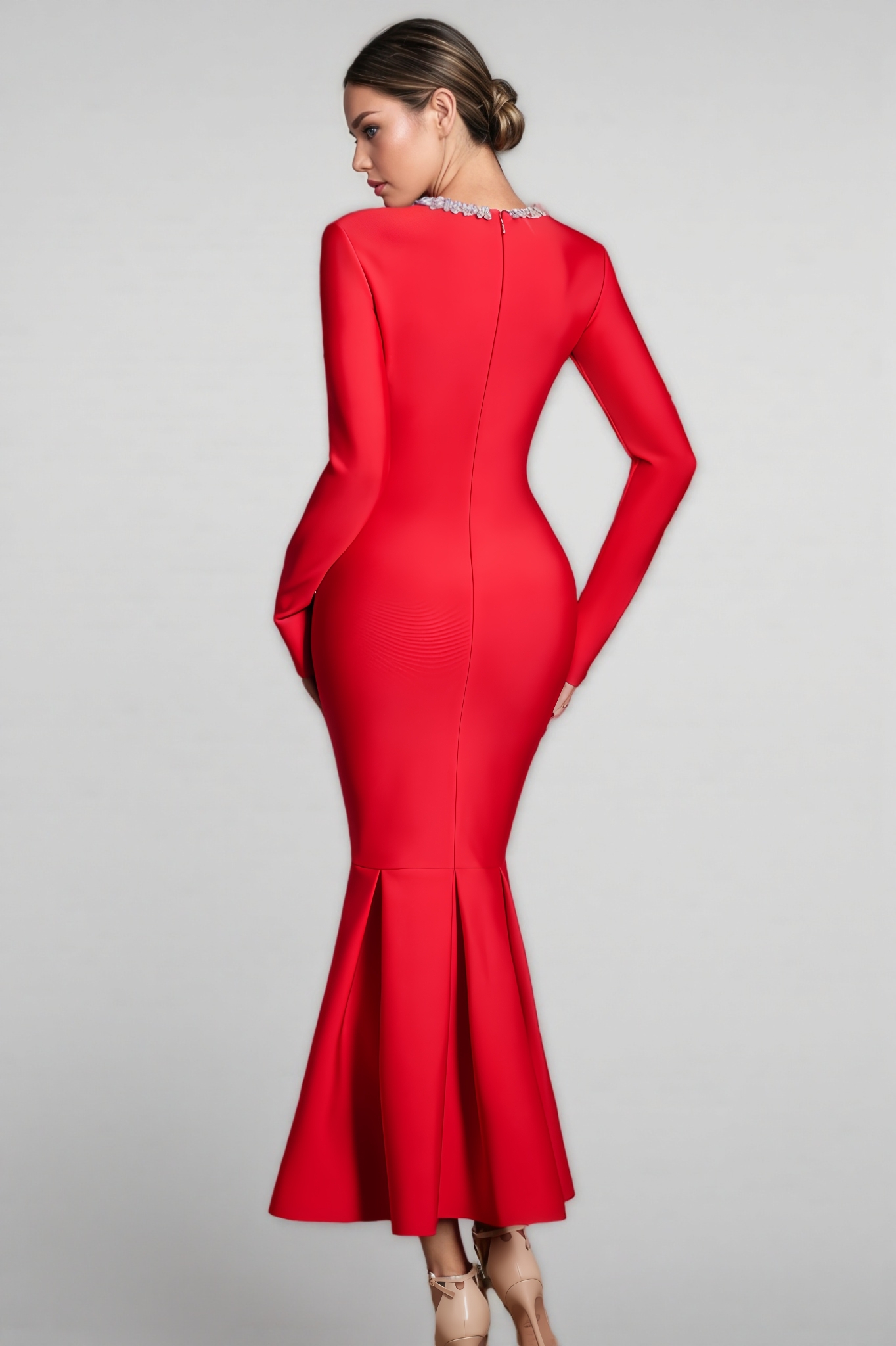 Harper Fitted Bandage Maxi Dress