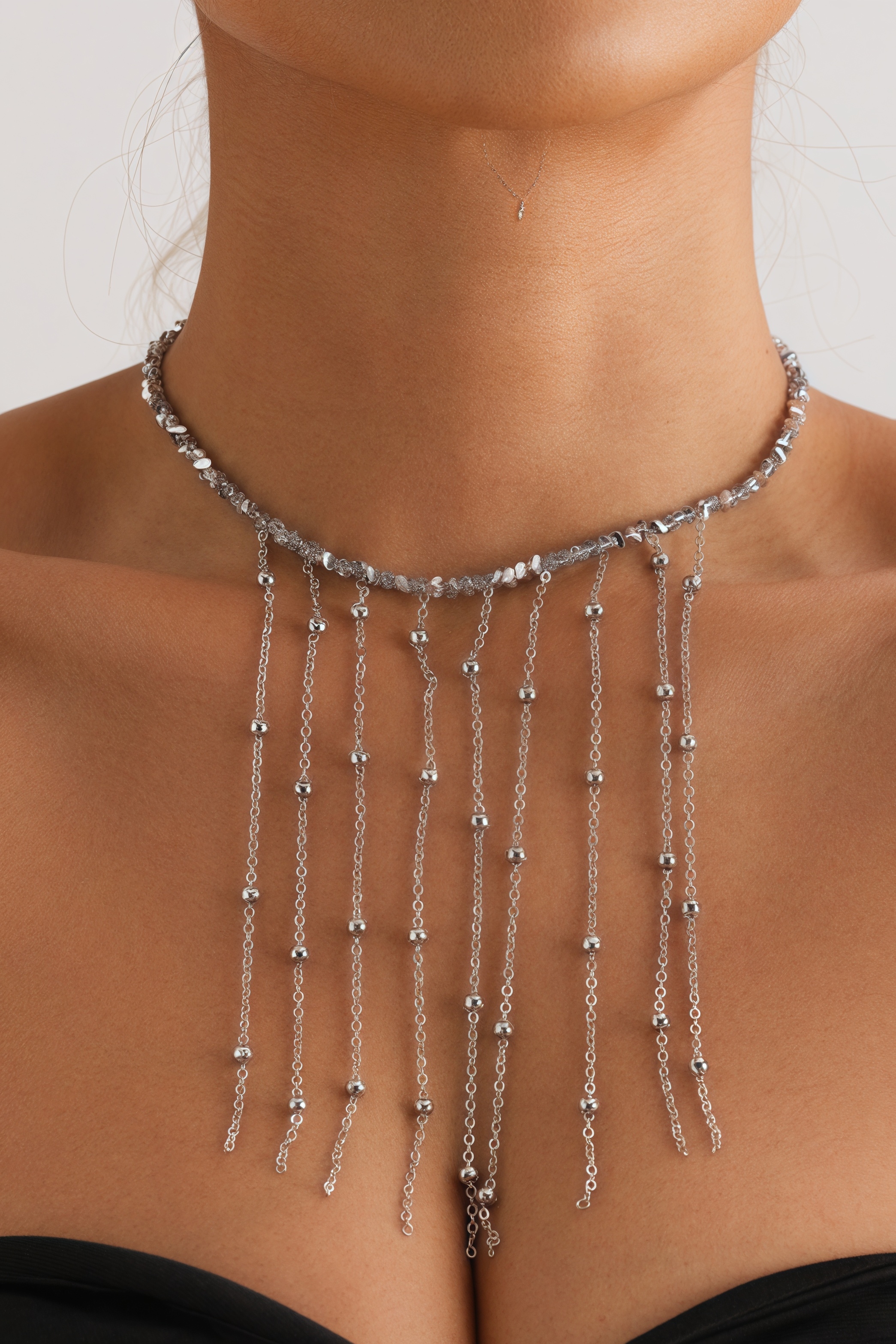 Gala Tassel Bead Necklace
