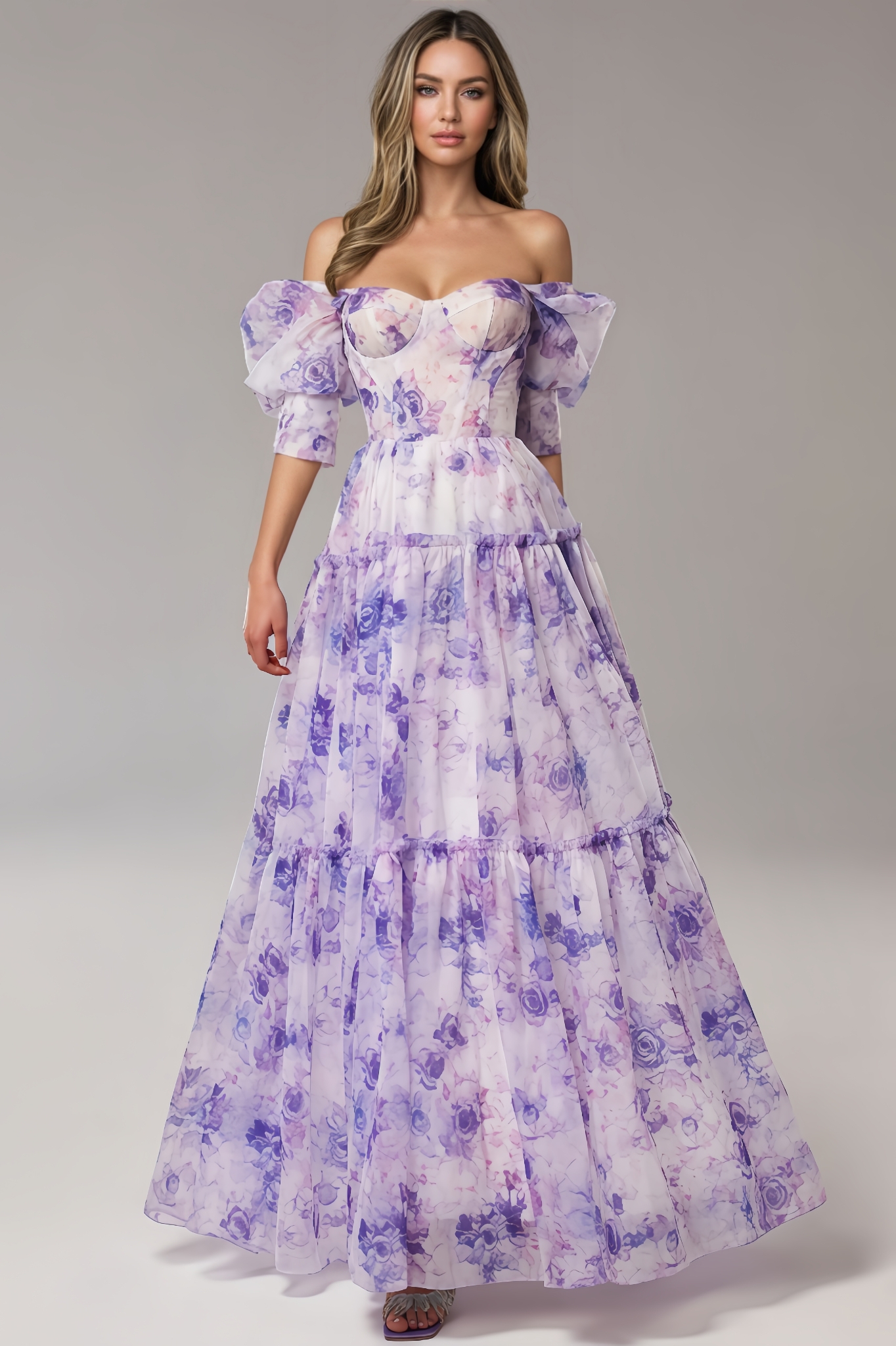 Lani Off-The-Shoulder Floral Maxi Dress