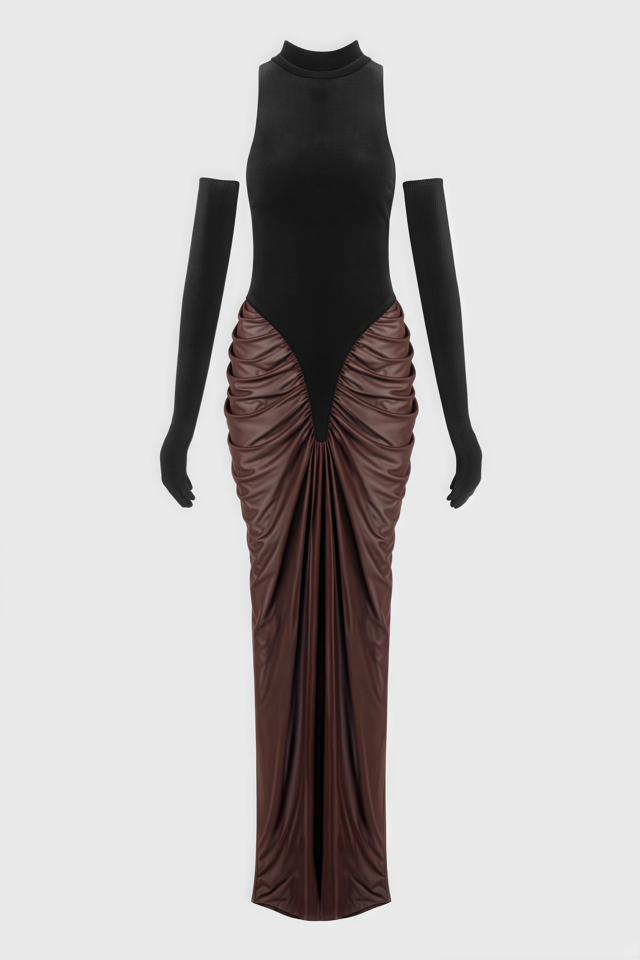 Faithan High Neck Sleeveless Maxi Dress