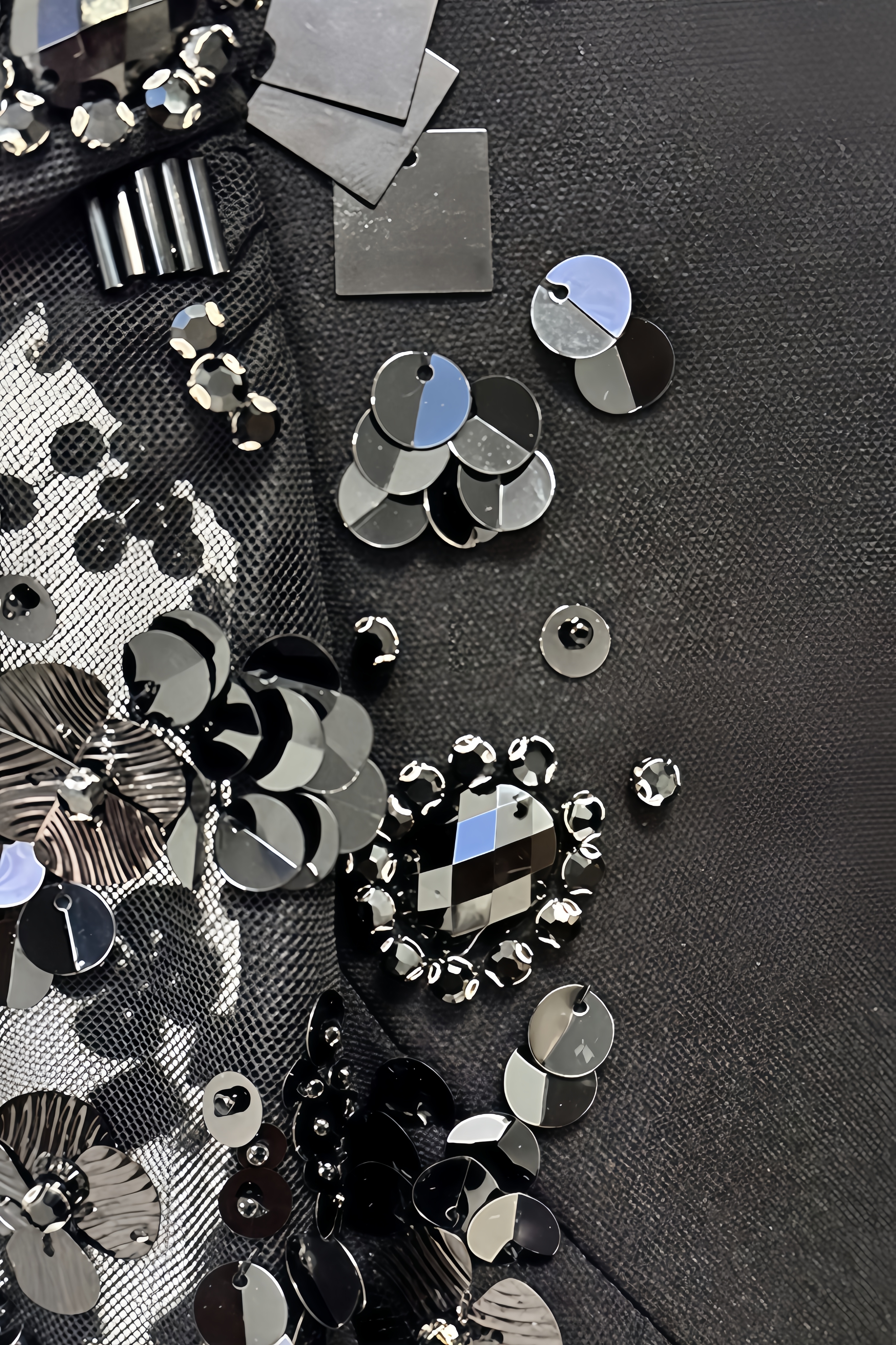 Aloise Sequin Mesh Maxi Dress