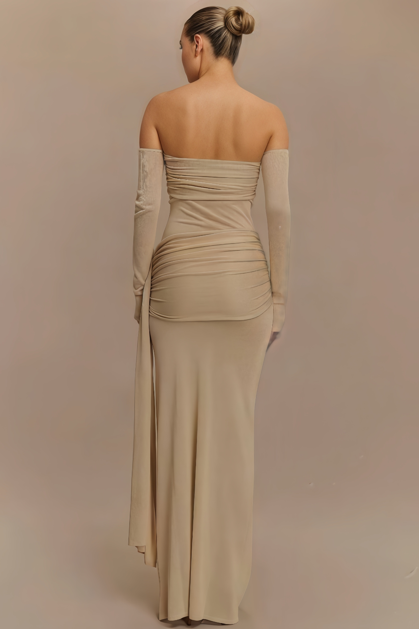 Kenlt Metallic Knit Maxi Dress