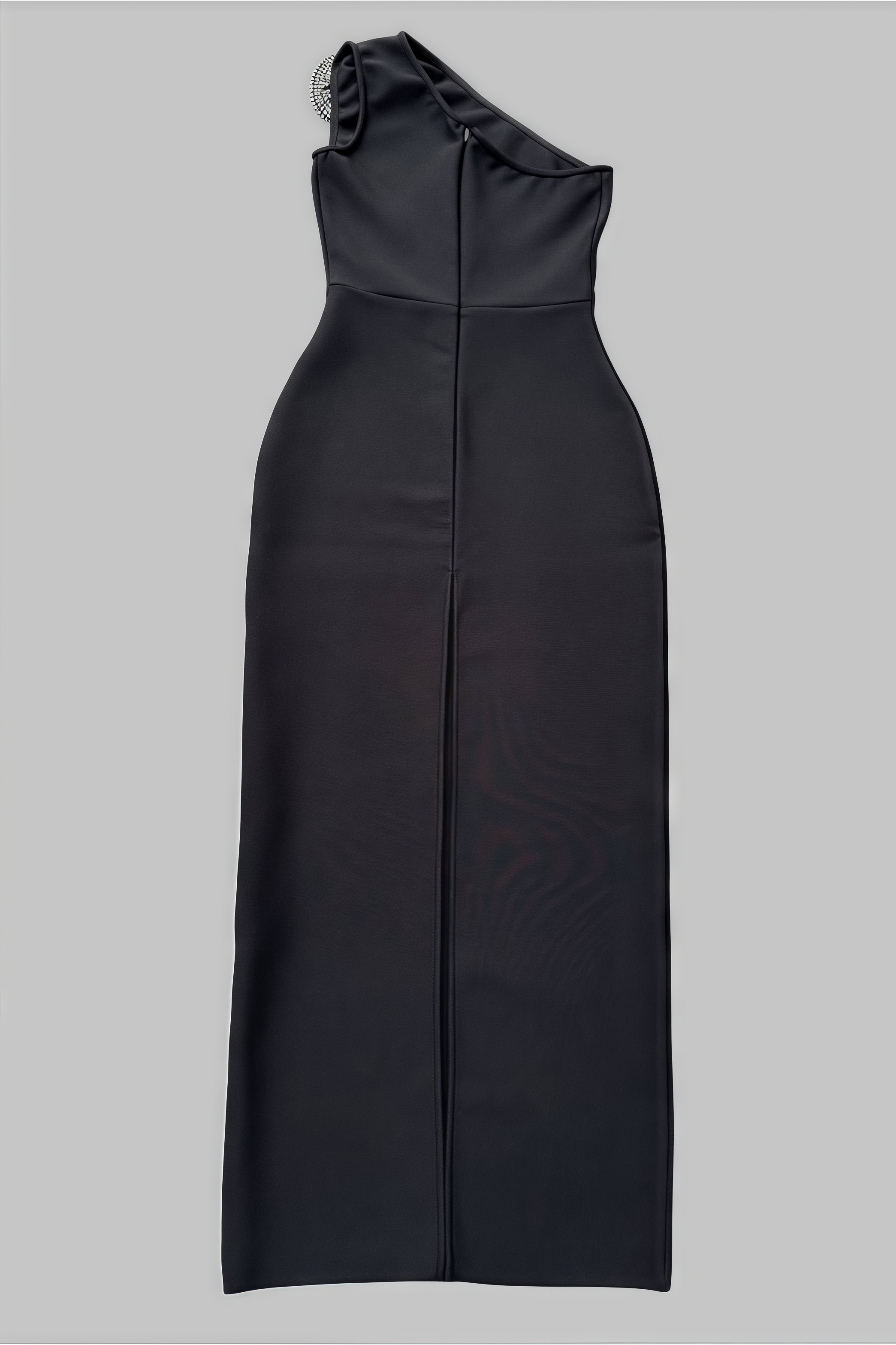 Evelda Sleeveless Rhinestone Floral Maxi Dress