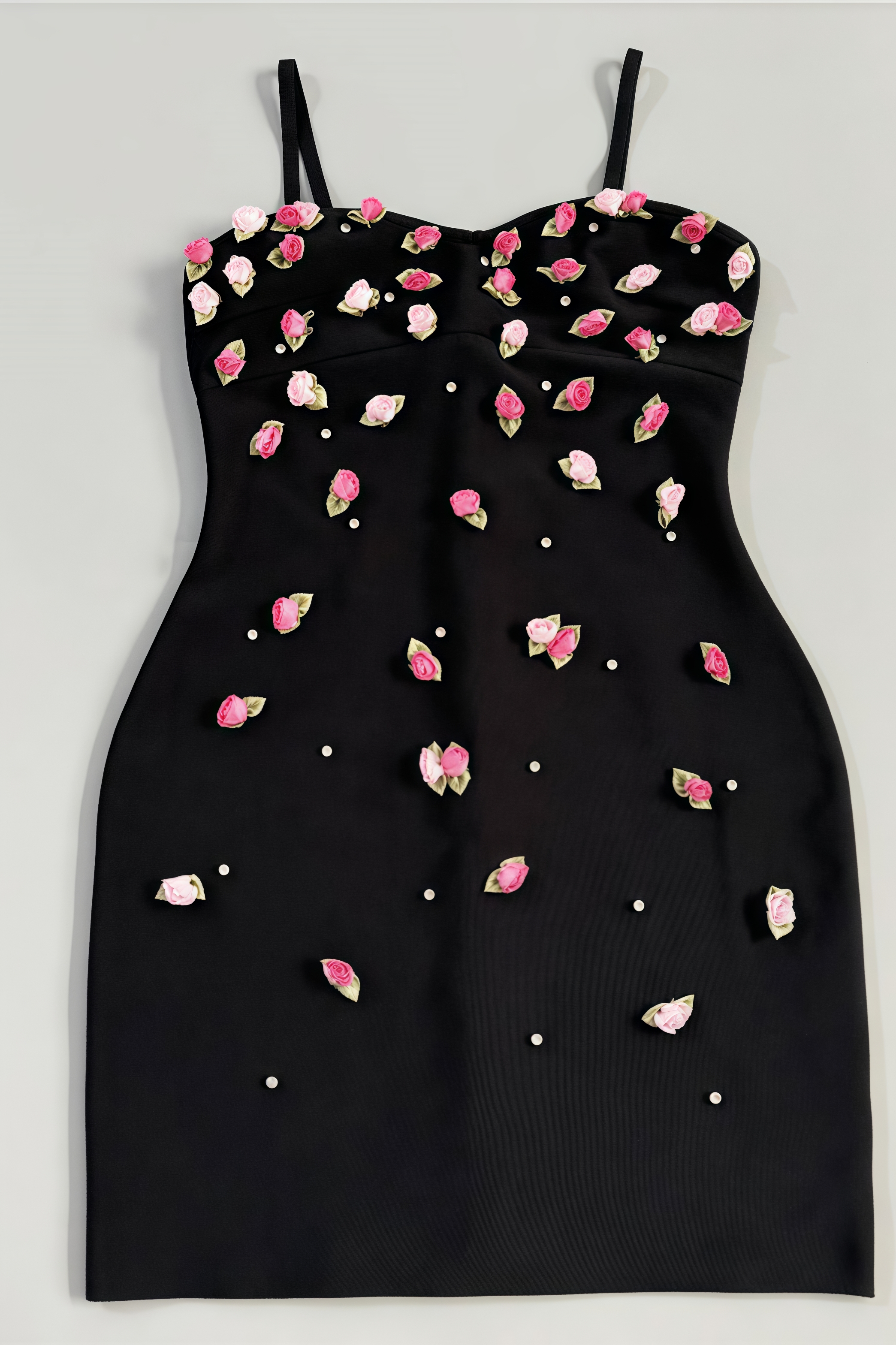 Zarelk Rosebud Bandage Mini Dress