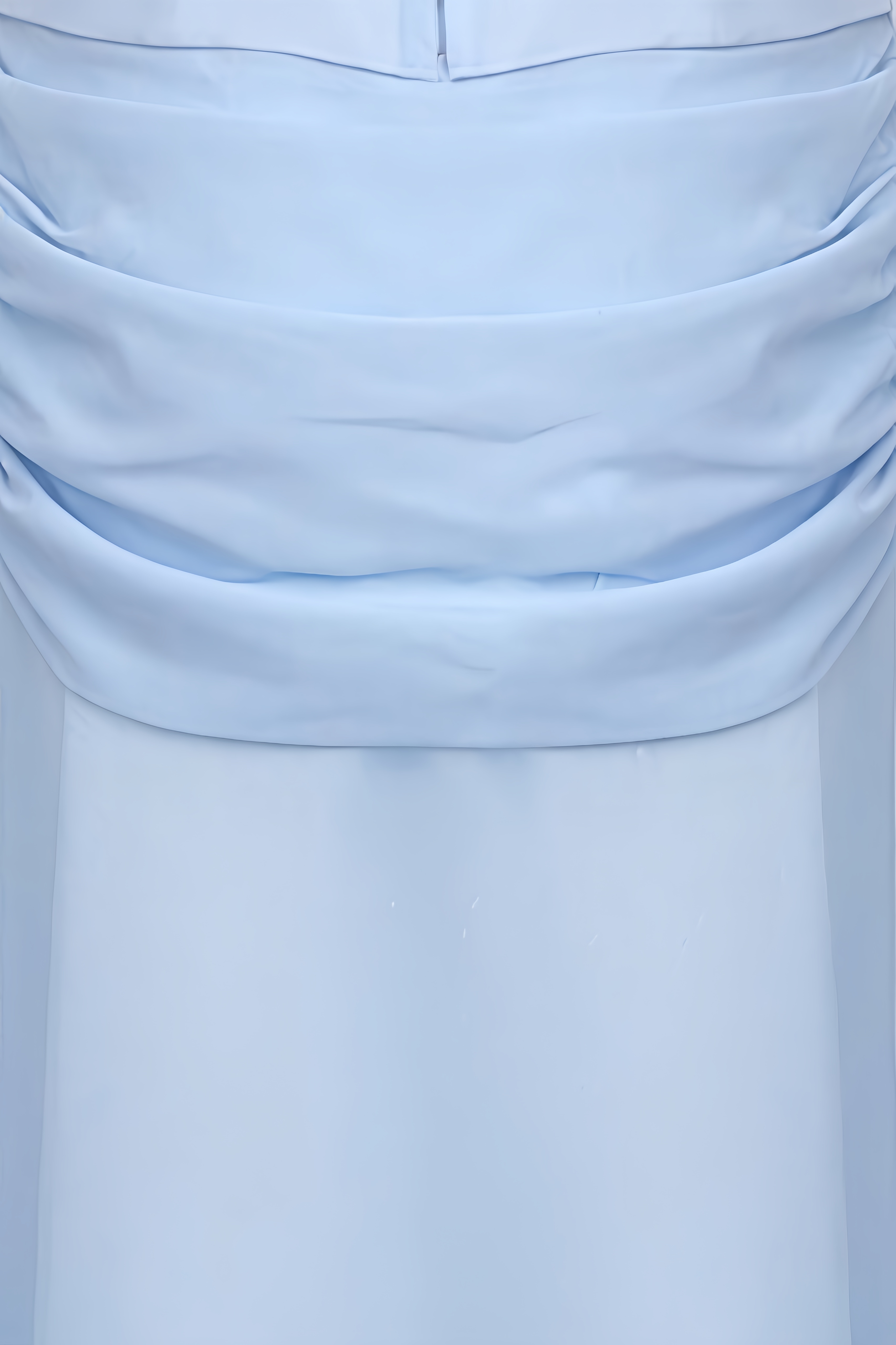 Zoey Slanted-Neck Waist-Cinched Maxi Dress