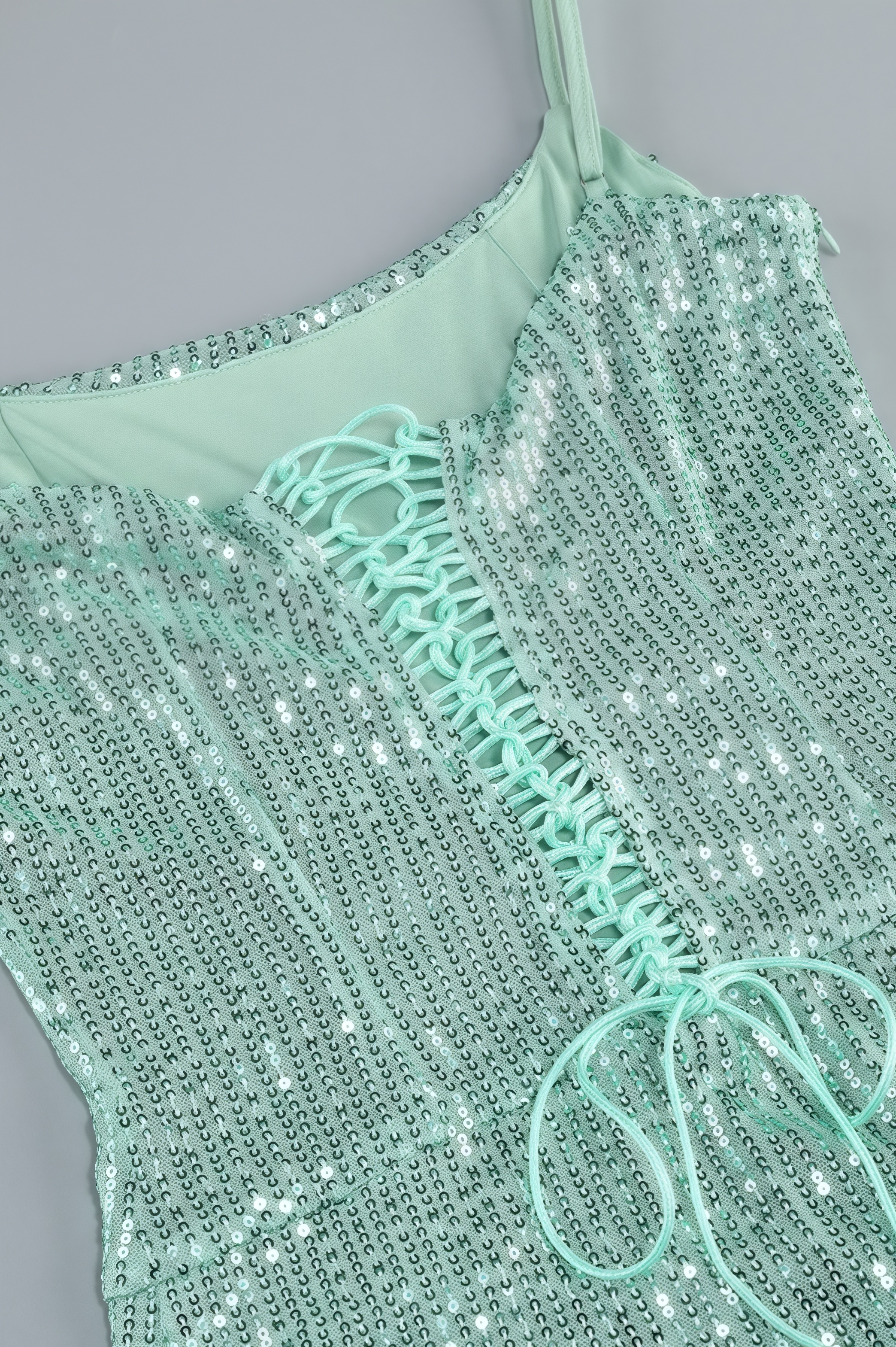 Jorah Halter Split Sequin Maxi Dress