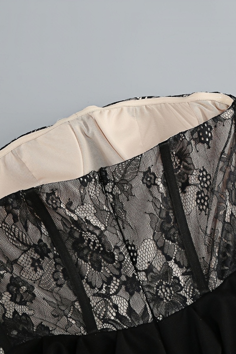 Judihe Lace Sheath Maxi Dress