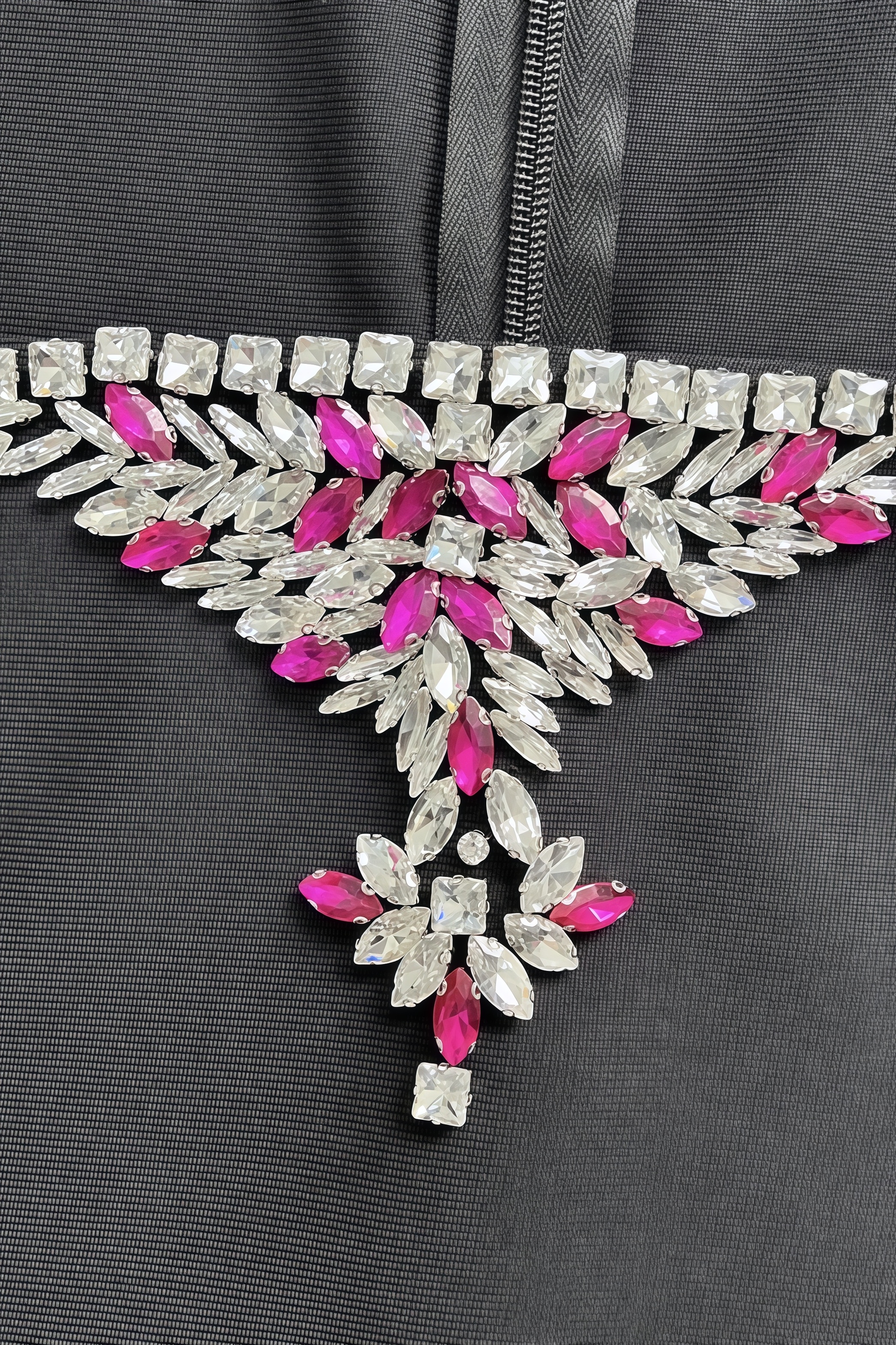 Orlanx Sparkling Diamond Bandage Maxi Dress