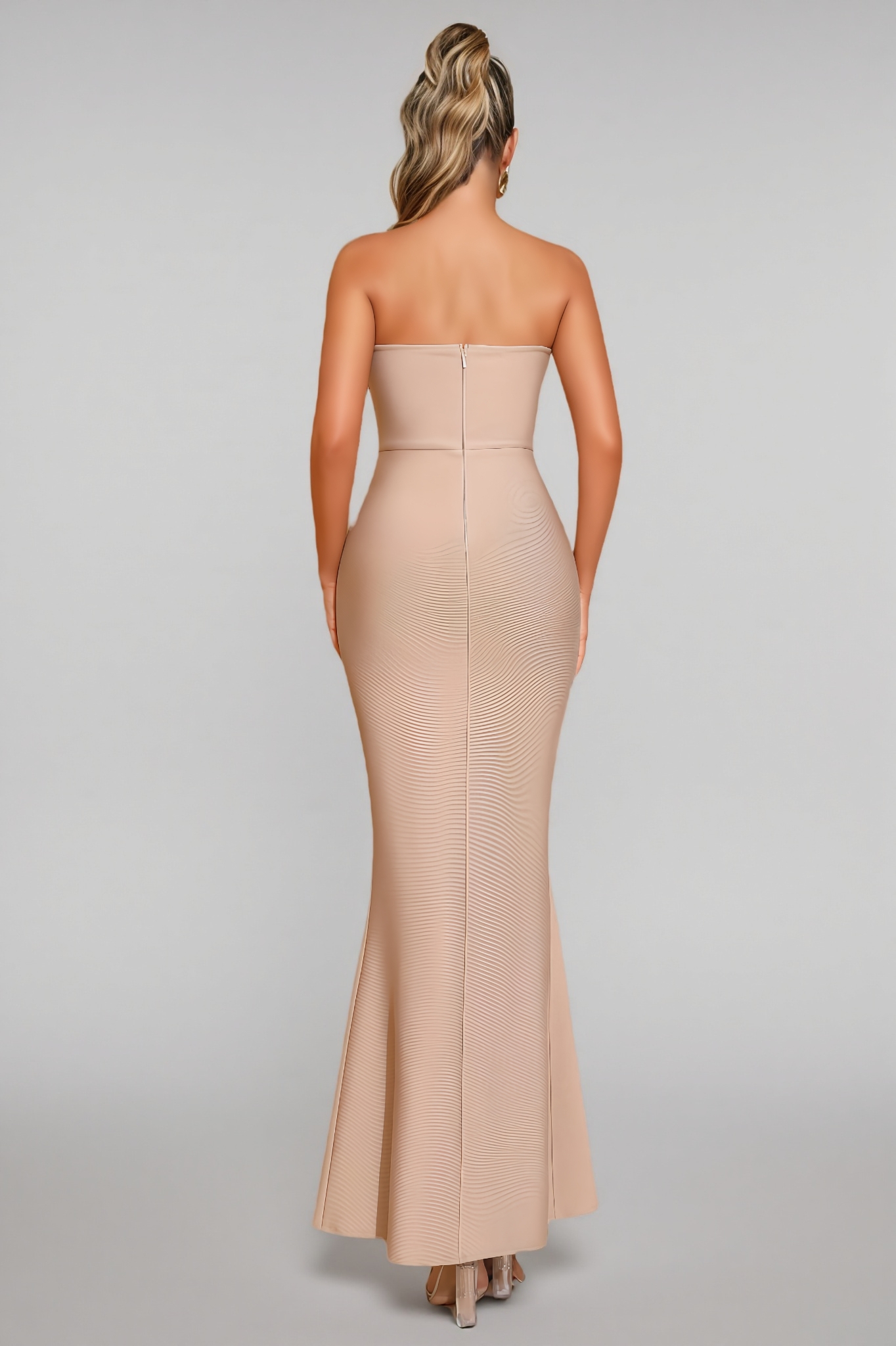 Dekia Strapless Bandage Maxi Dress