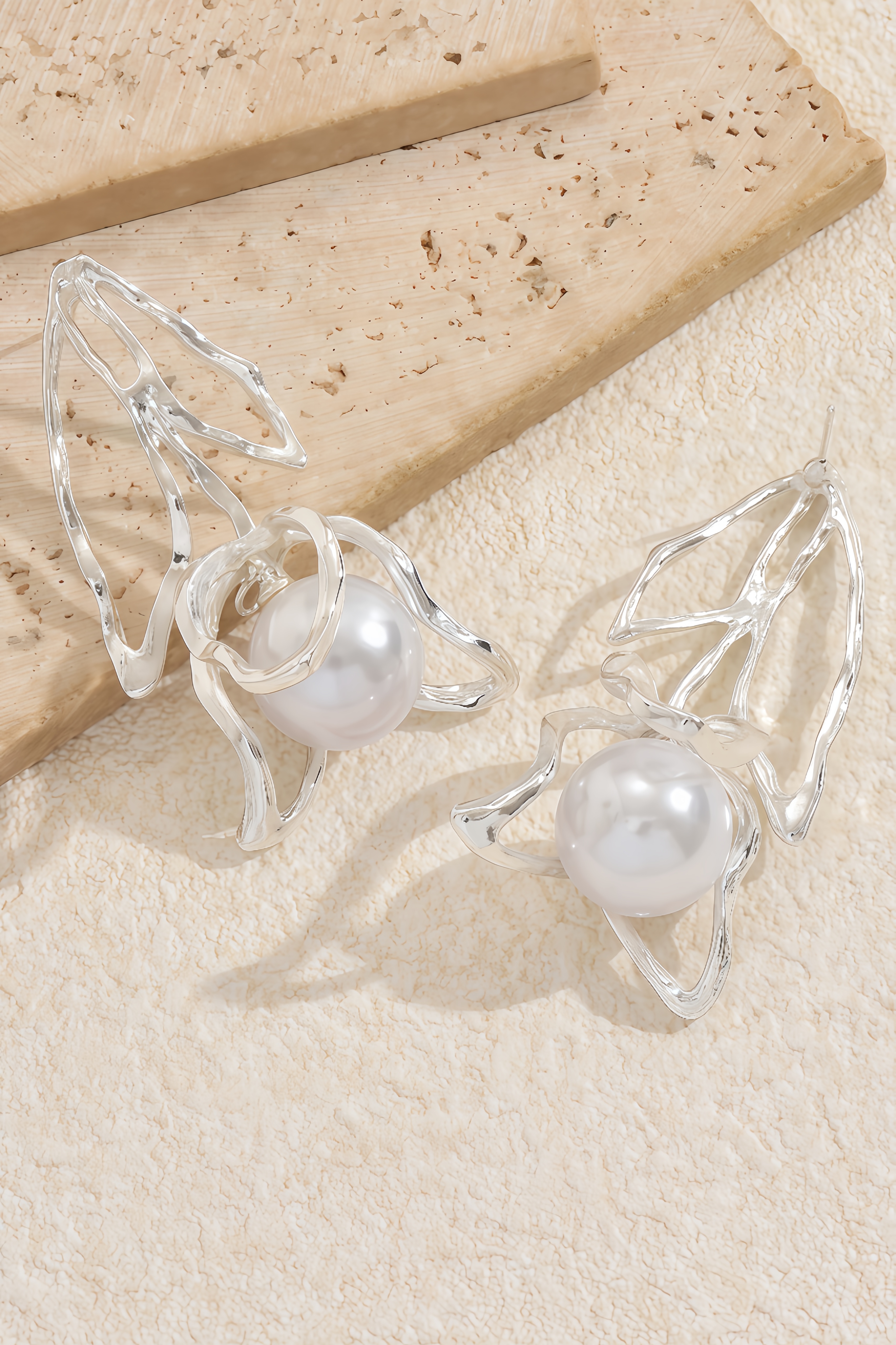 Kona Flower Metal Earrings