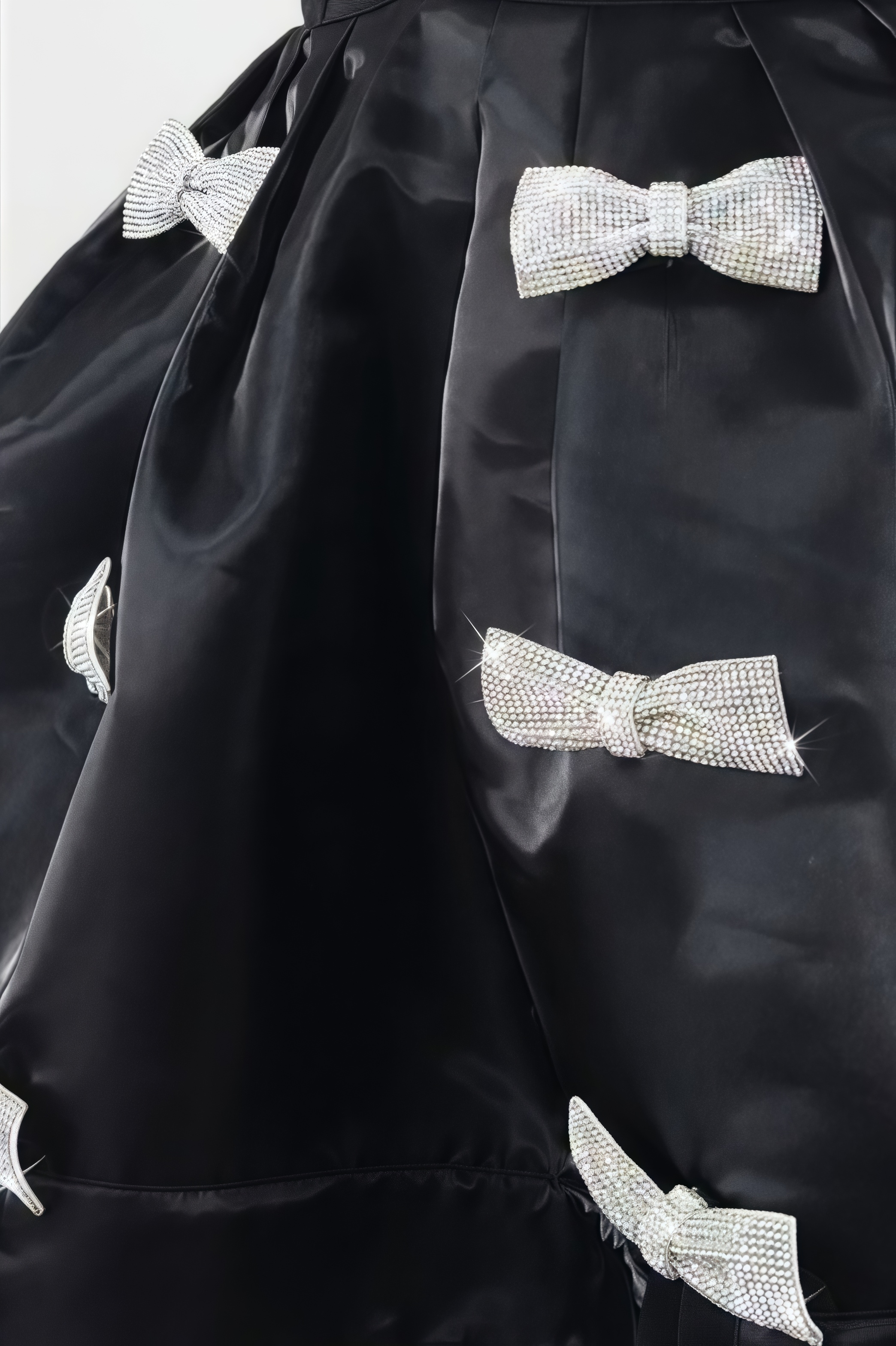 Jahek Bow Diamond Mini Dress