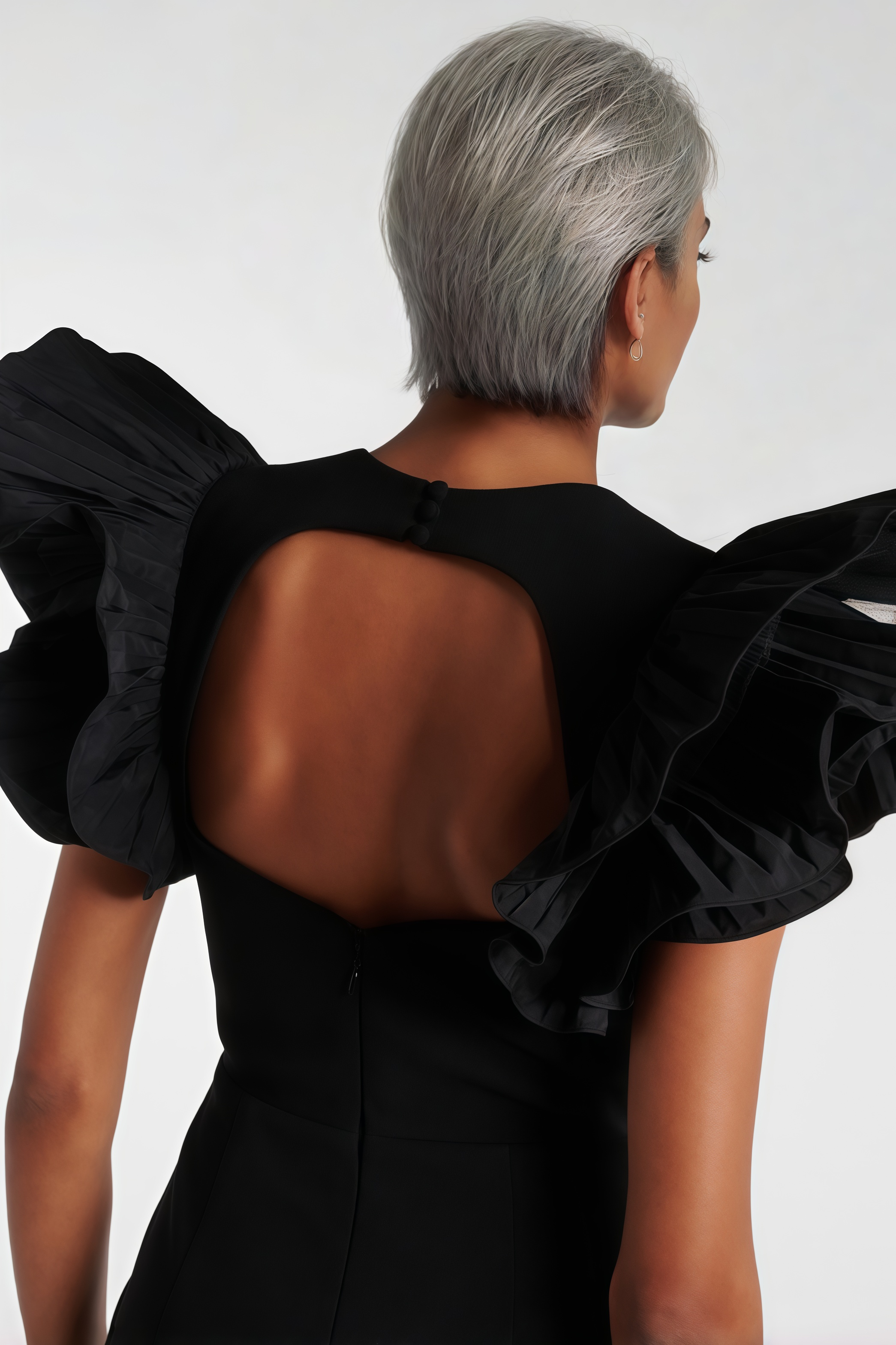 Bali Puff-Sleeve Midi Dress