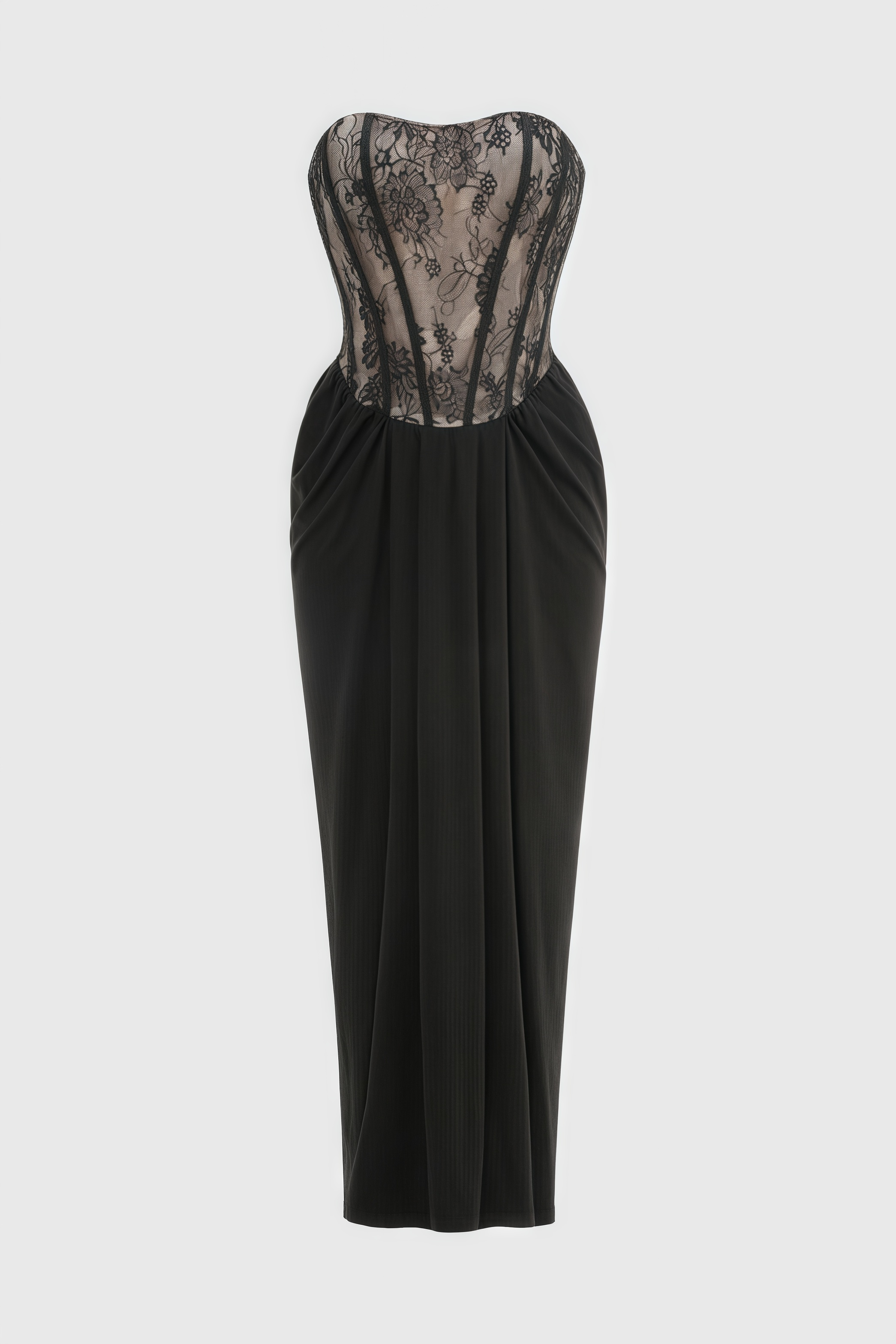 Judihe Lace Sheath Maxi Dress