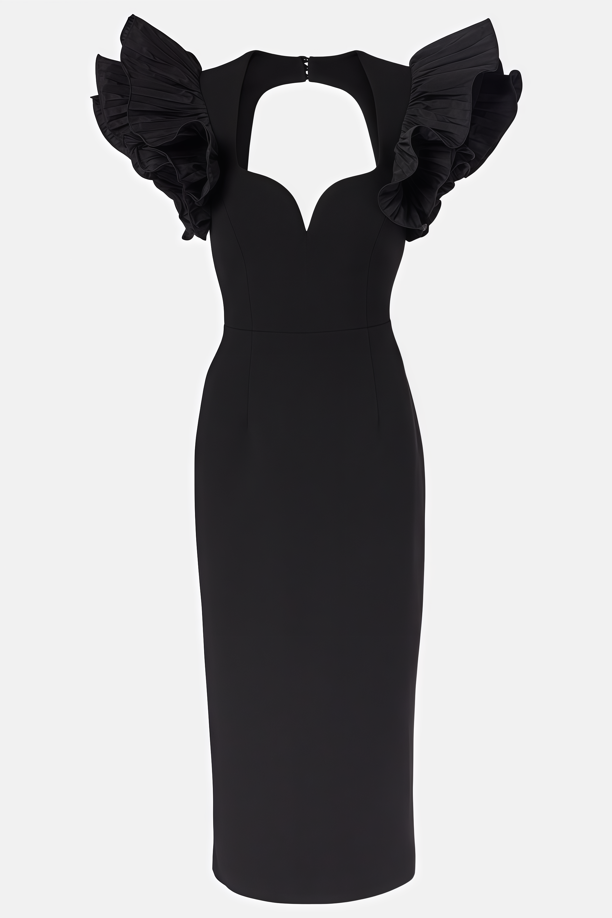 Bali Puff-Sleeve Midi Dress