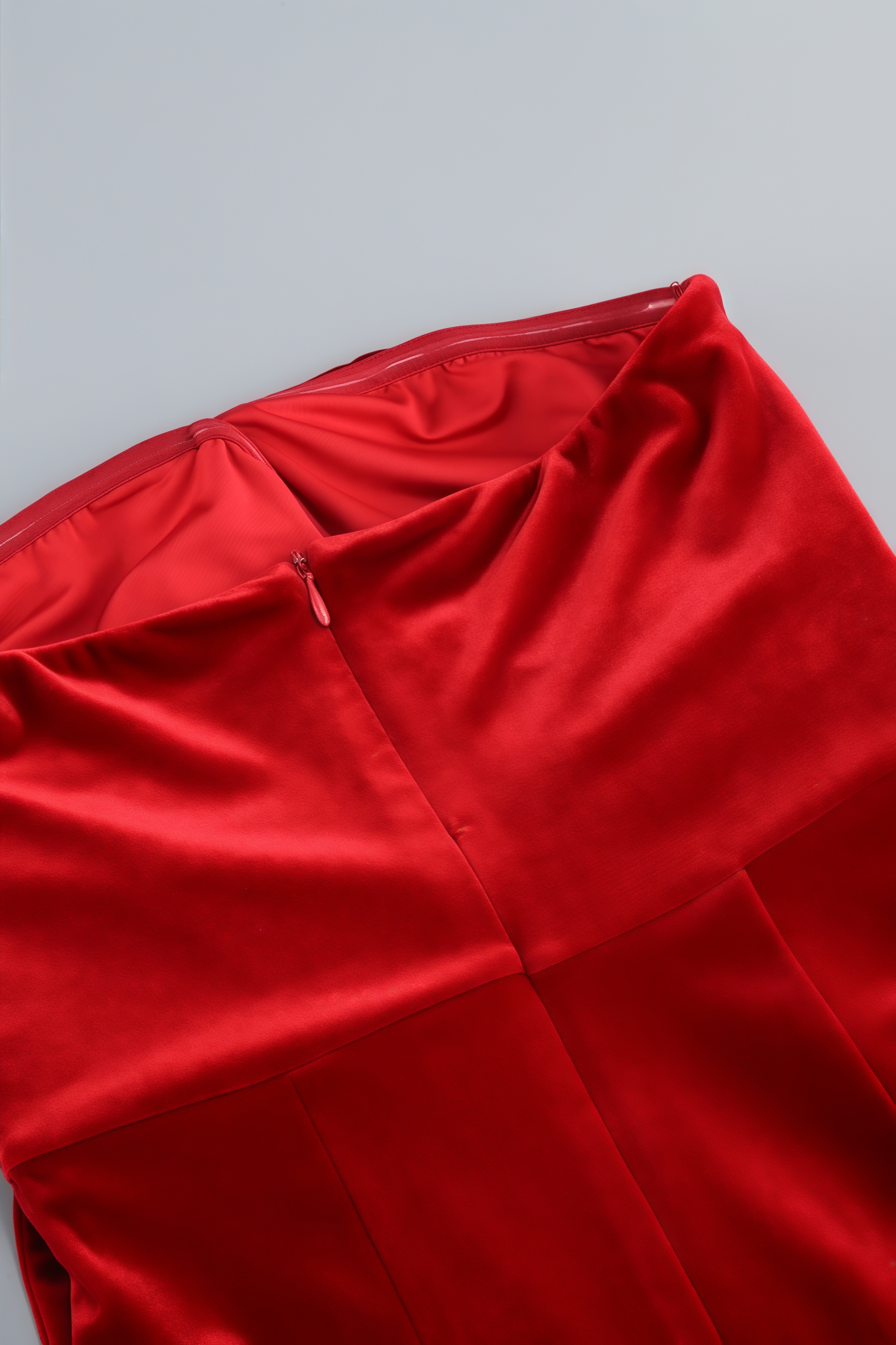 Megas Red 3D Floral Split Maxi Dress