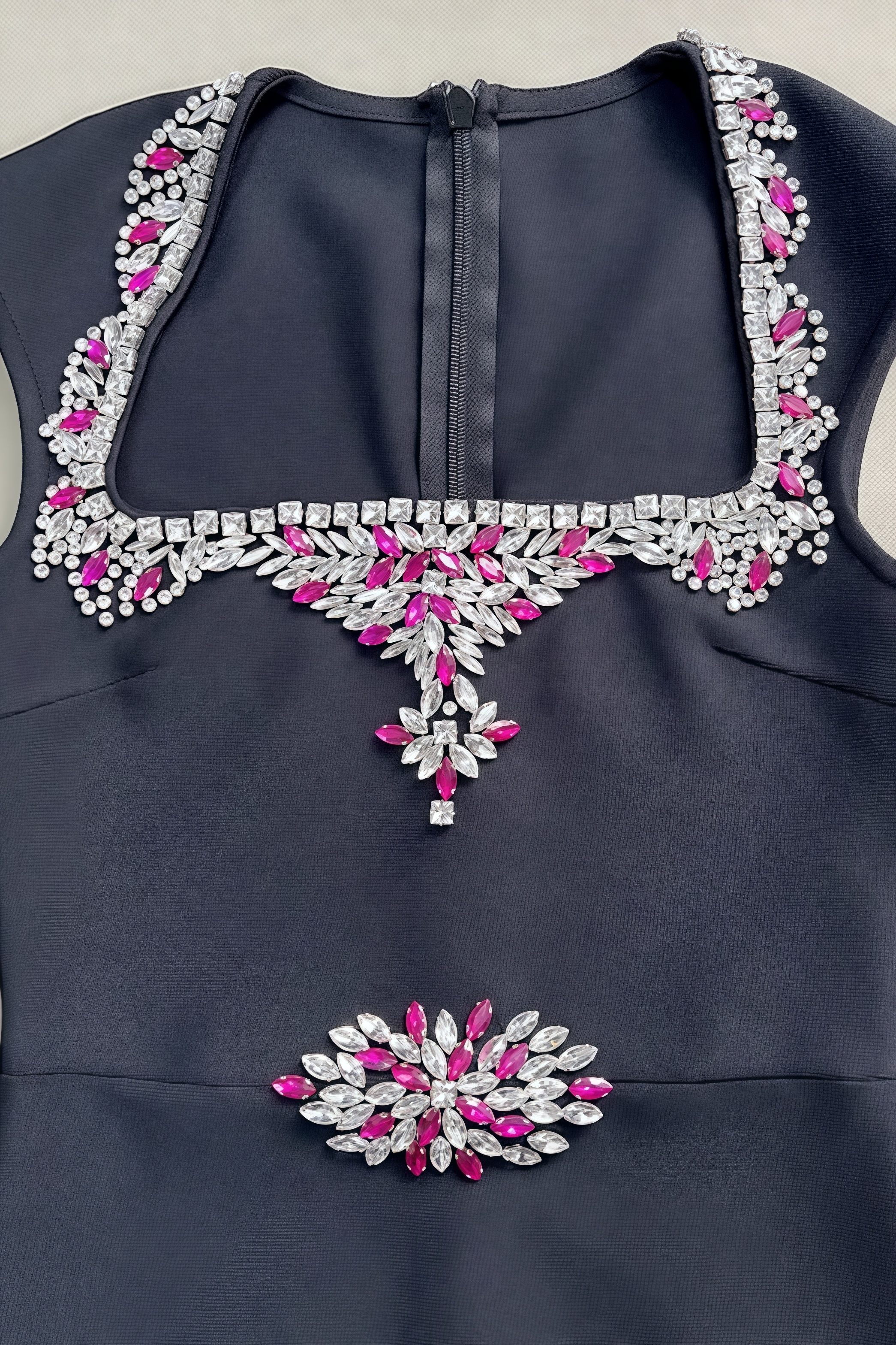 Orlanx Sparkling Diamond Bandage Maxi Dress