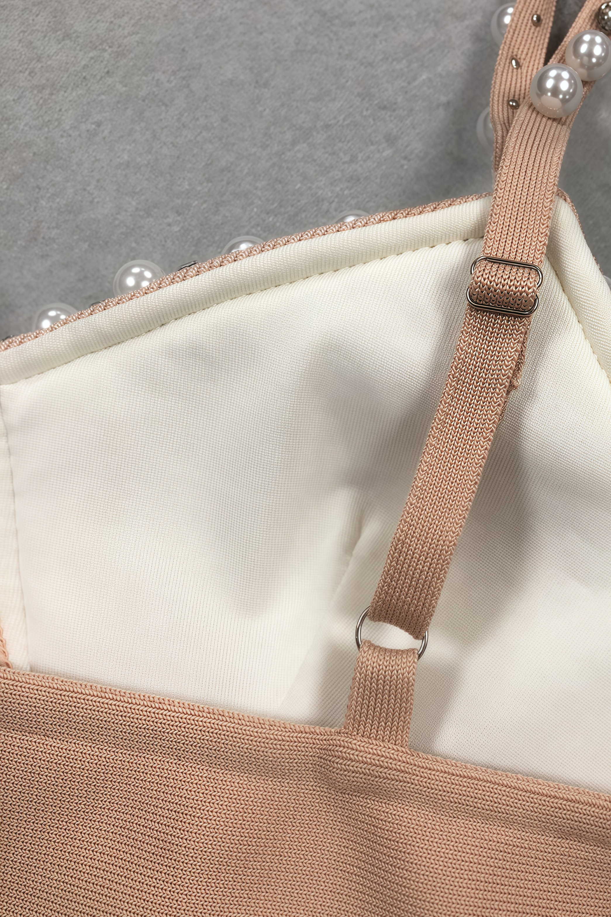 Zeitd Silver Sequin Backless Maxi Dress