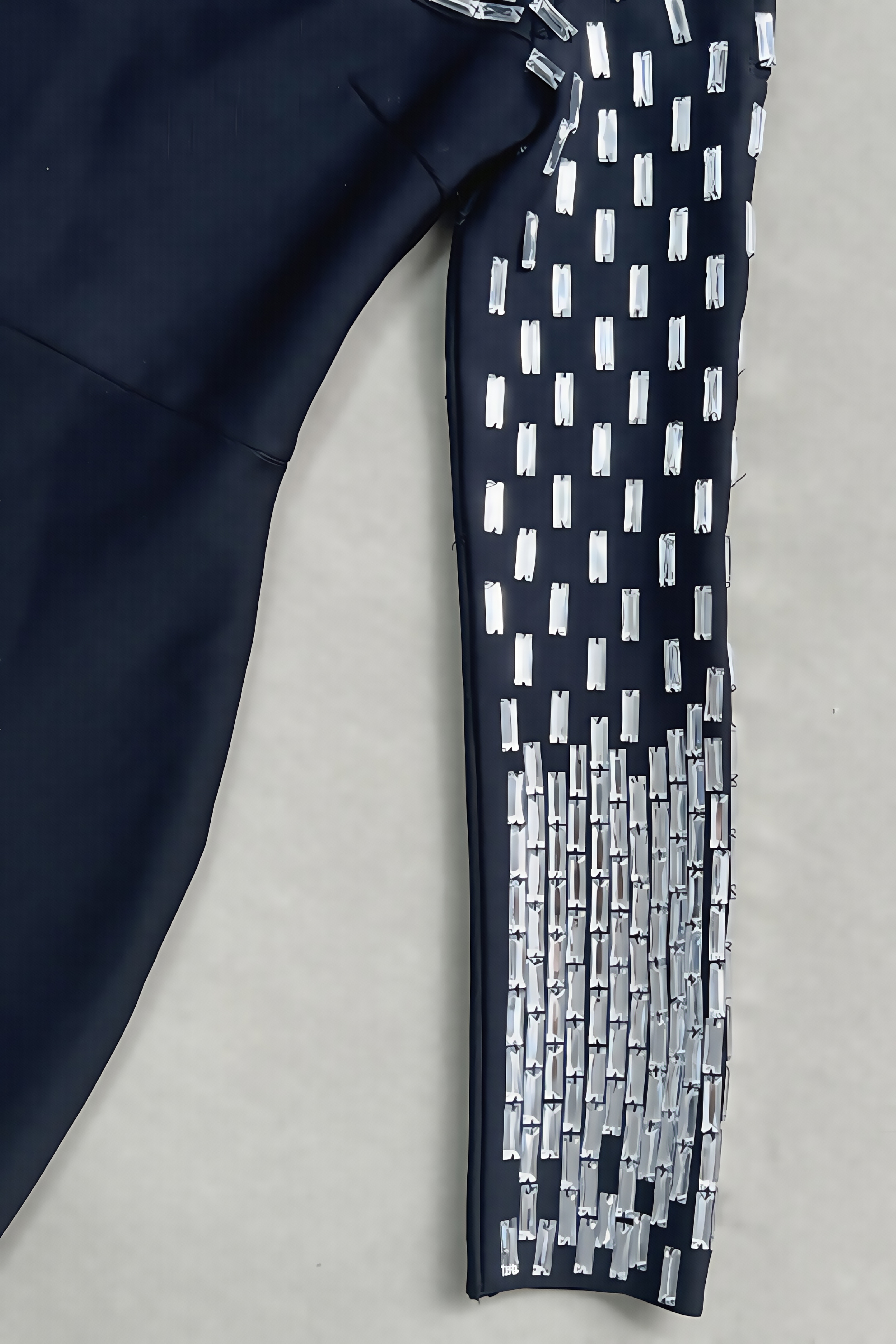 Wyran Diamond Black Bandage Maxi Dress