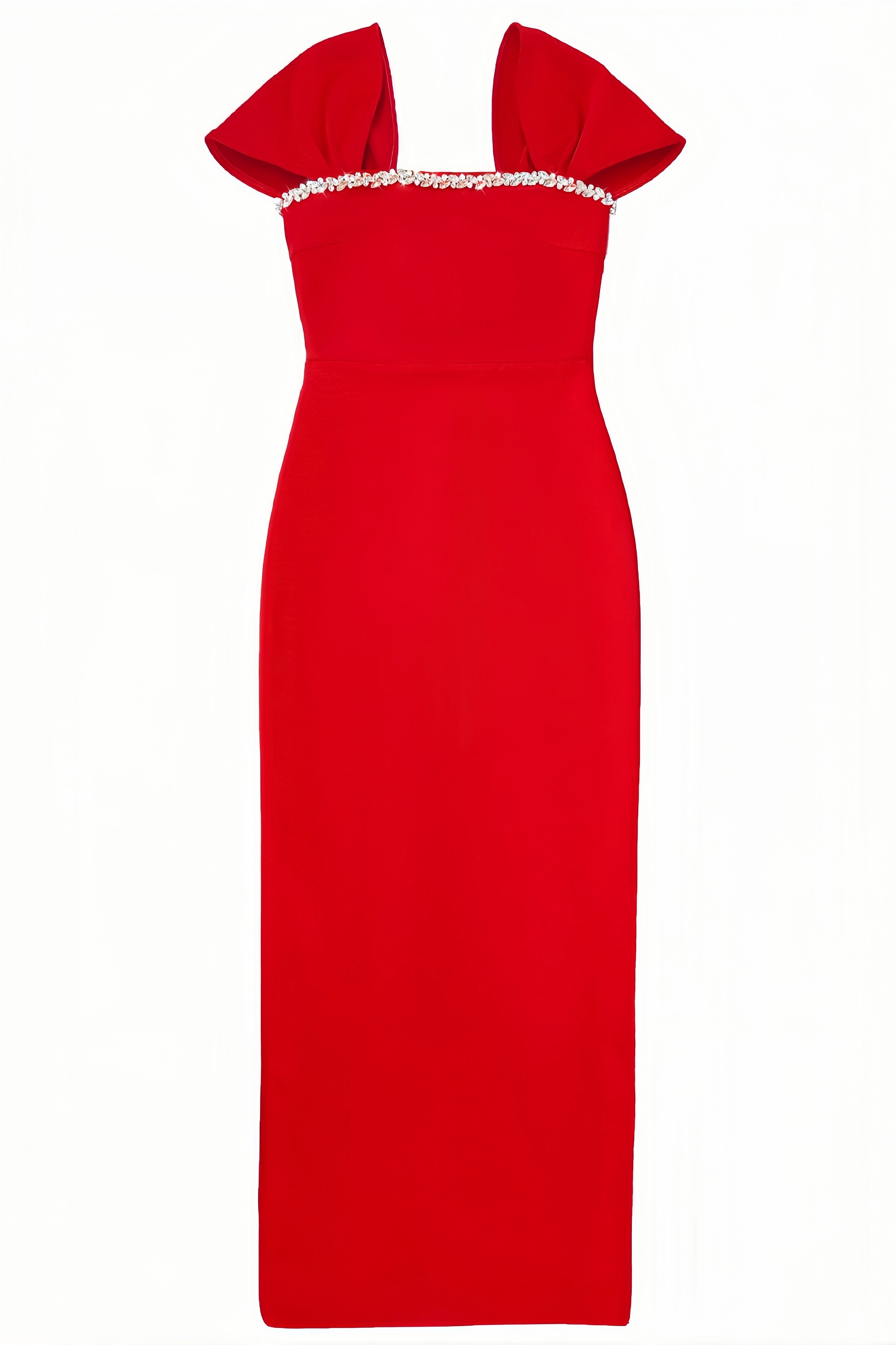 Kora Red Bandage Maxi Dress