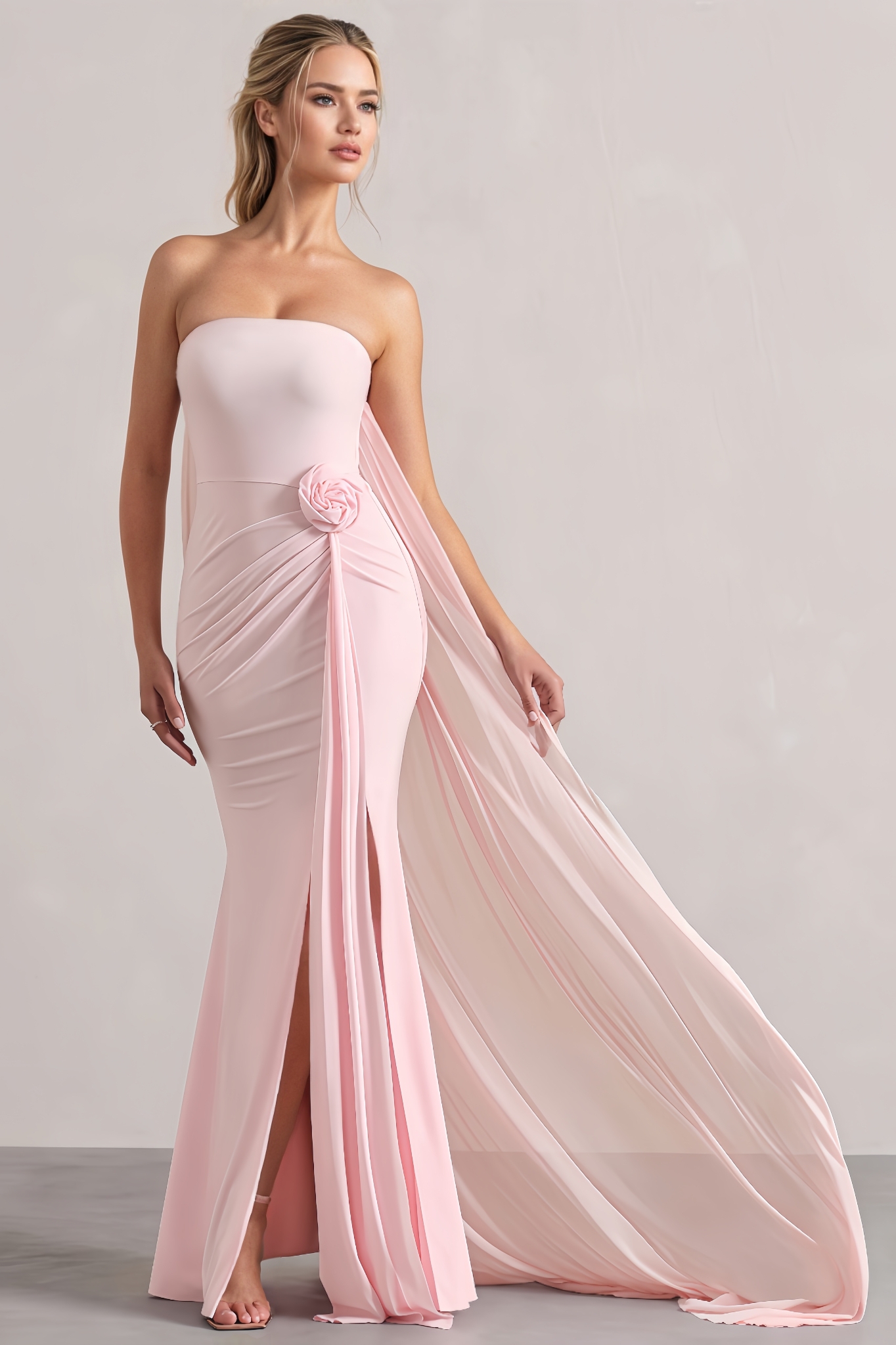 Liva Sleeveless Slit Maxi Dress