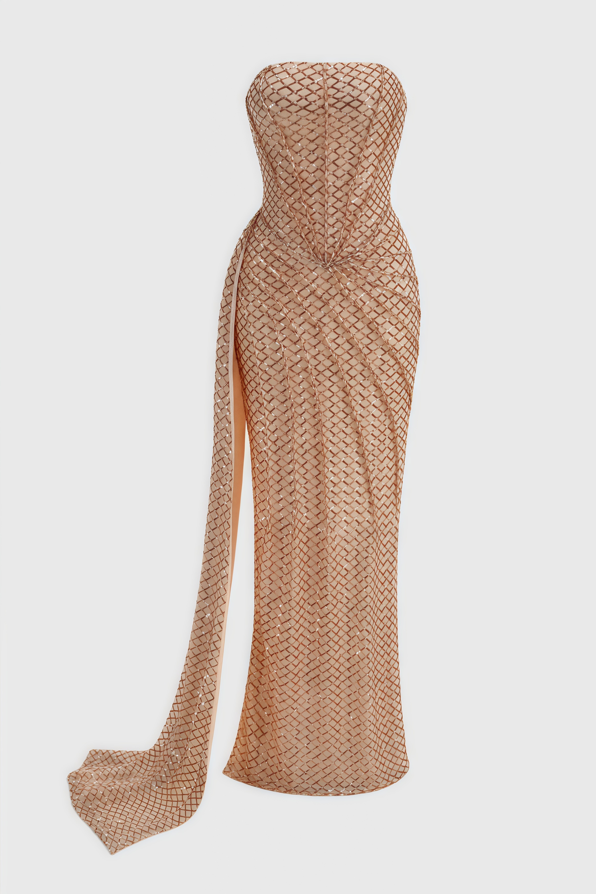 Janeta One Shoulder Side Split Maxi Dress