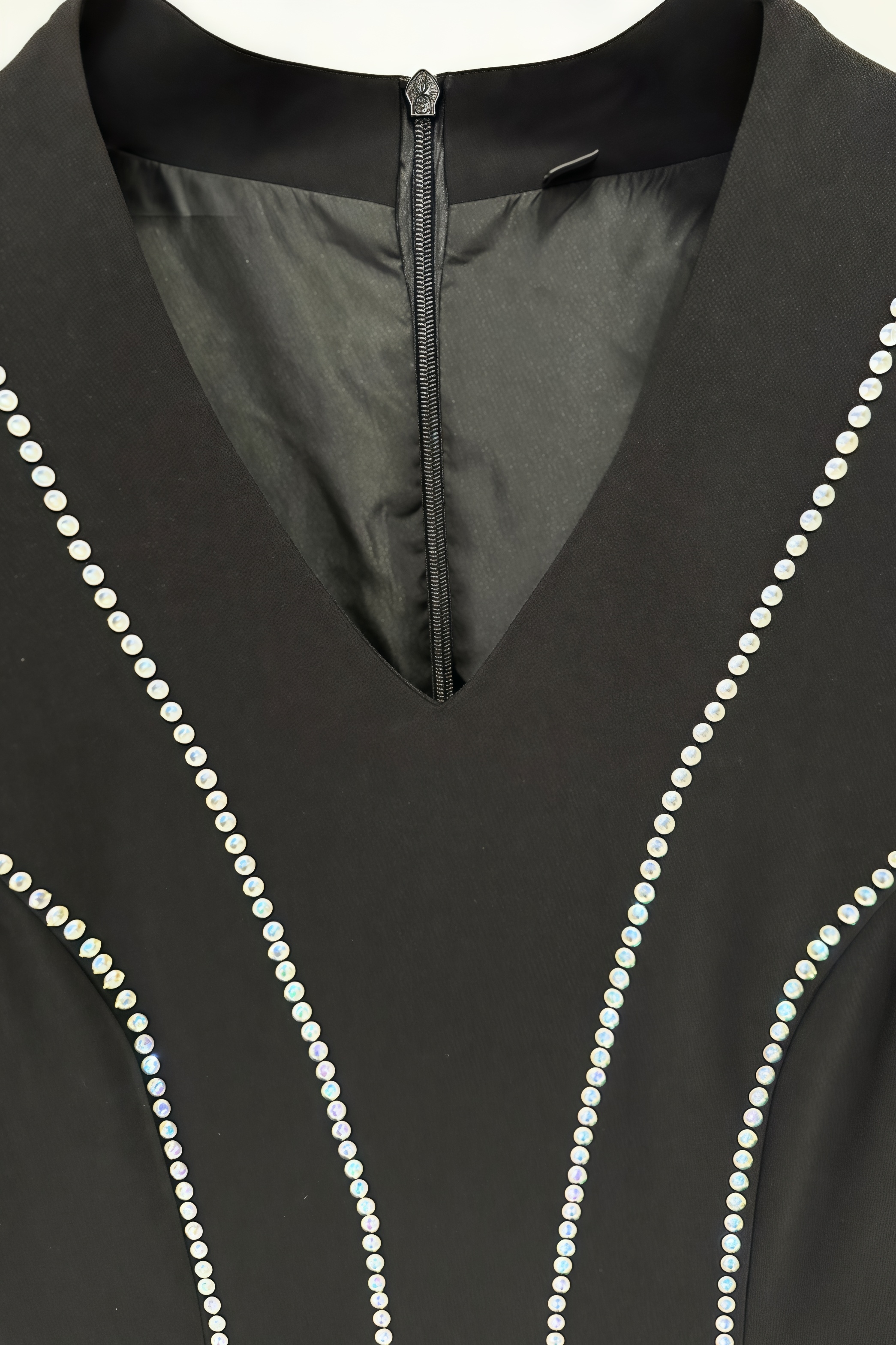 Tildat Black Rhinestone Maxi Dress