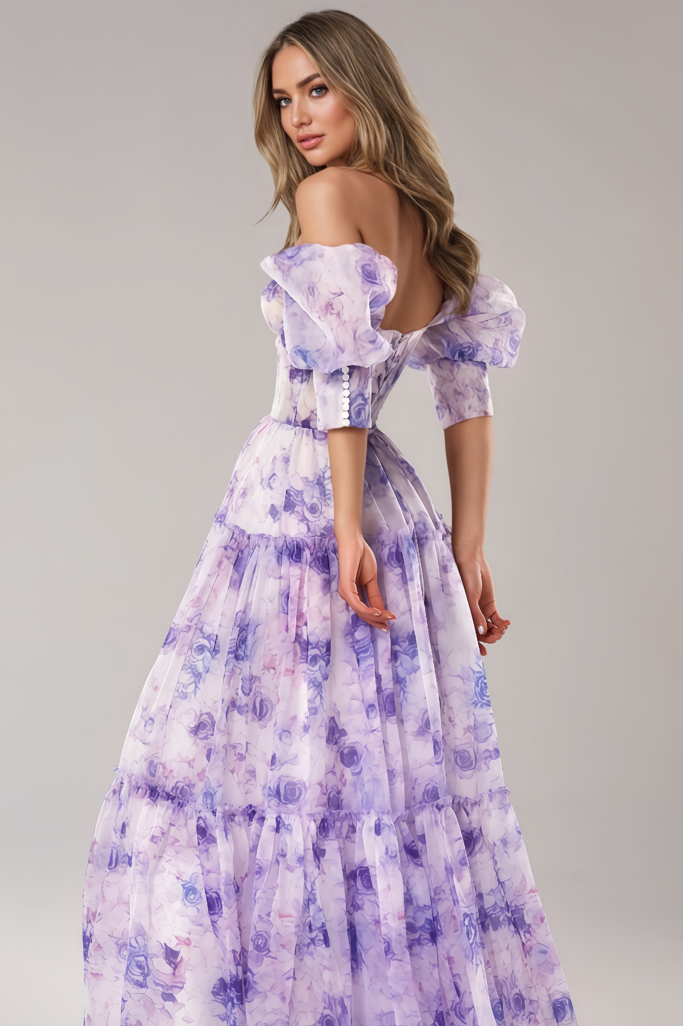 Lani Off-The-Shoulder Floral Maxi Dress