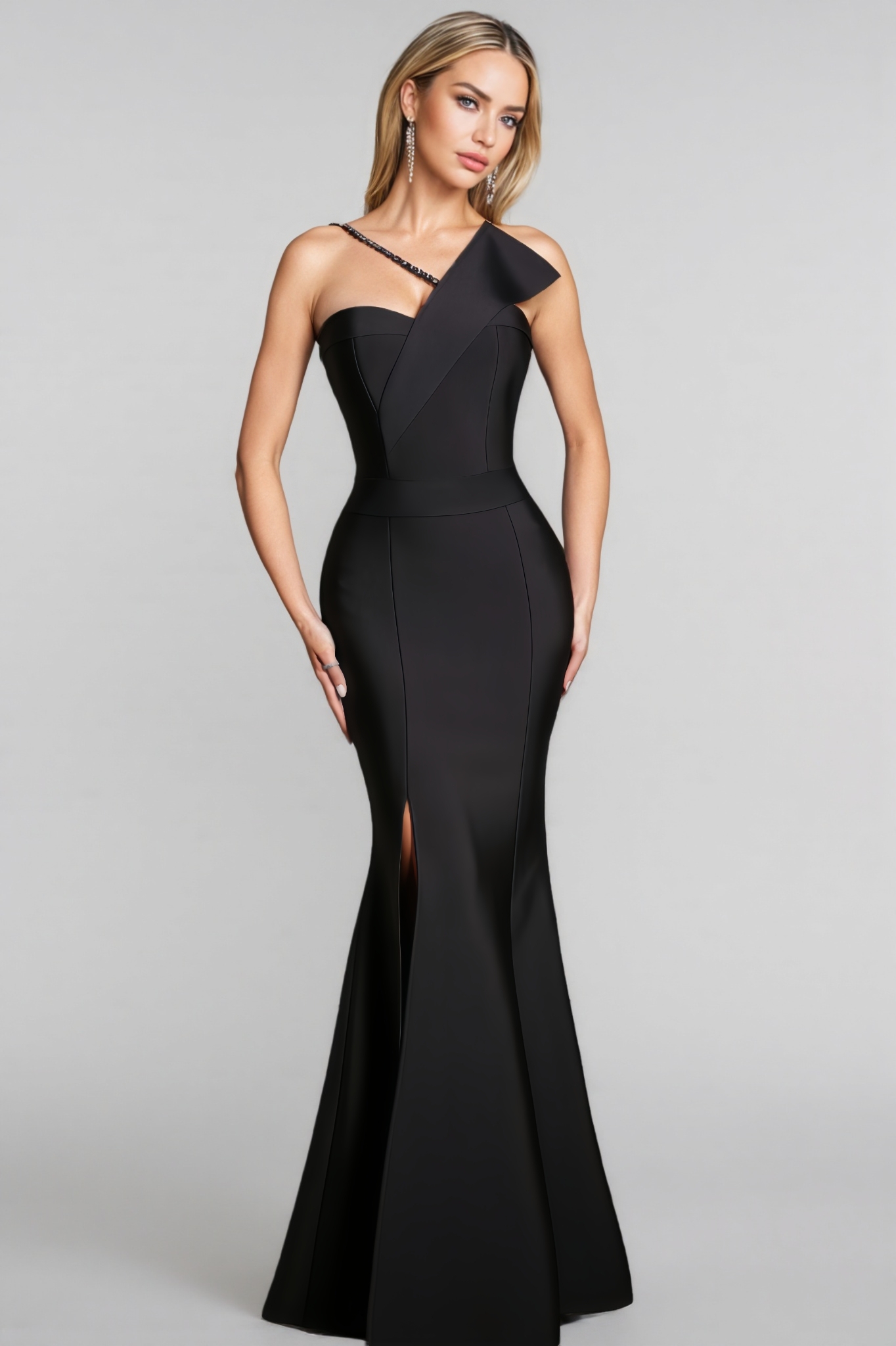 Gemma Off-The-Shoulder Bandage Maxi Dress