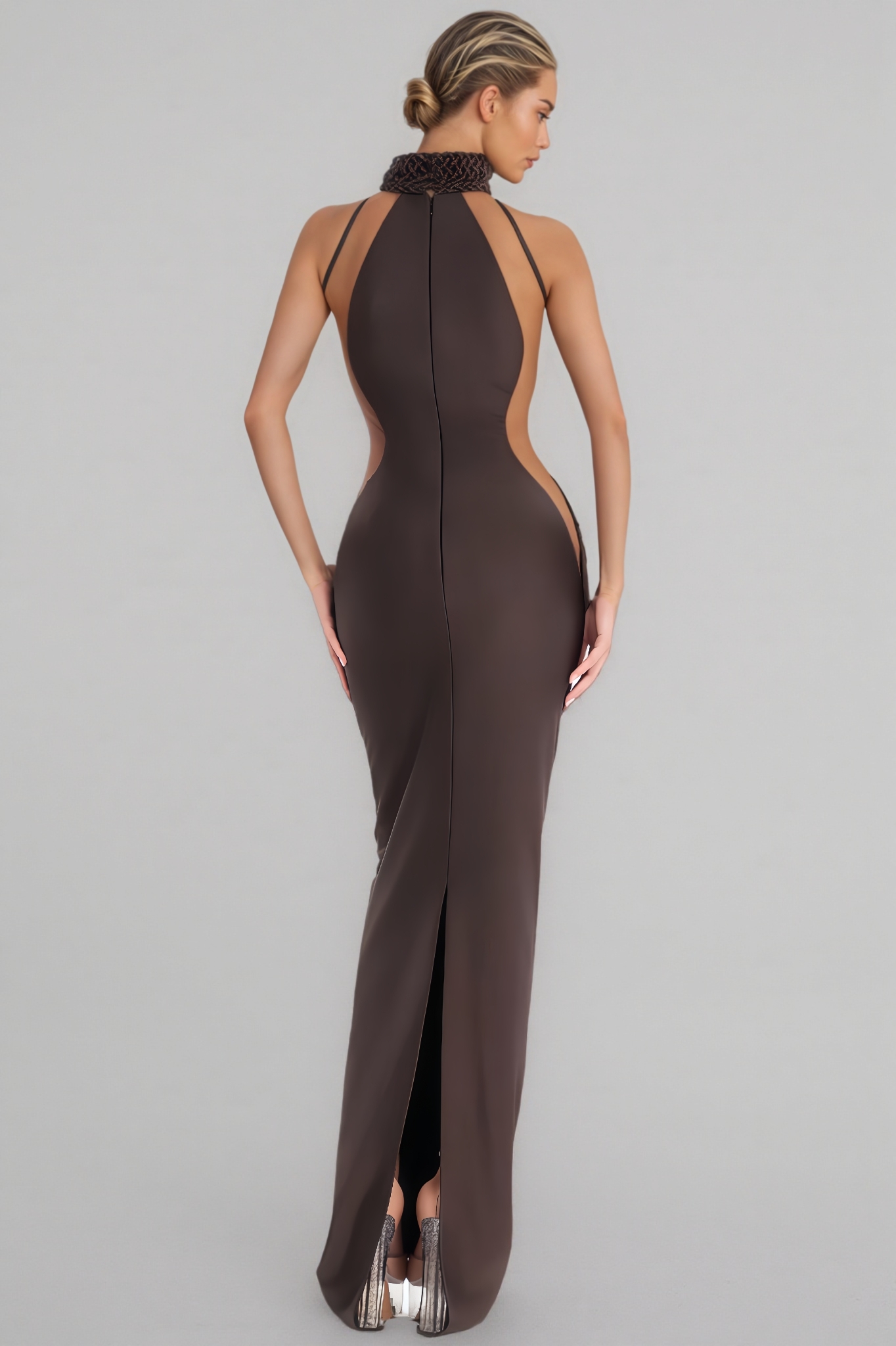 Jeli Sleeveless Slit Maxi Dress