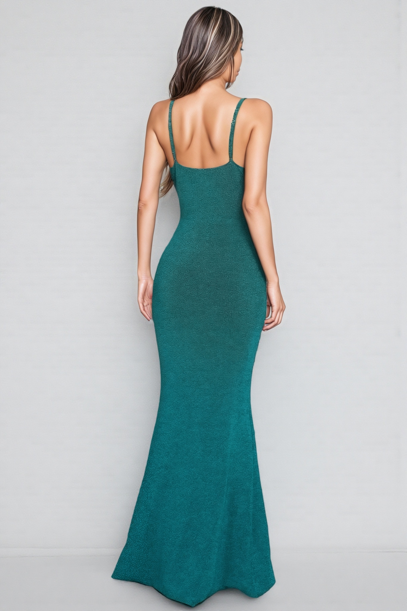 Quinnd Strappy Ruched Wrap Maxi Dress