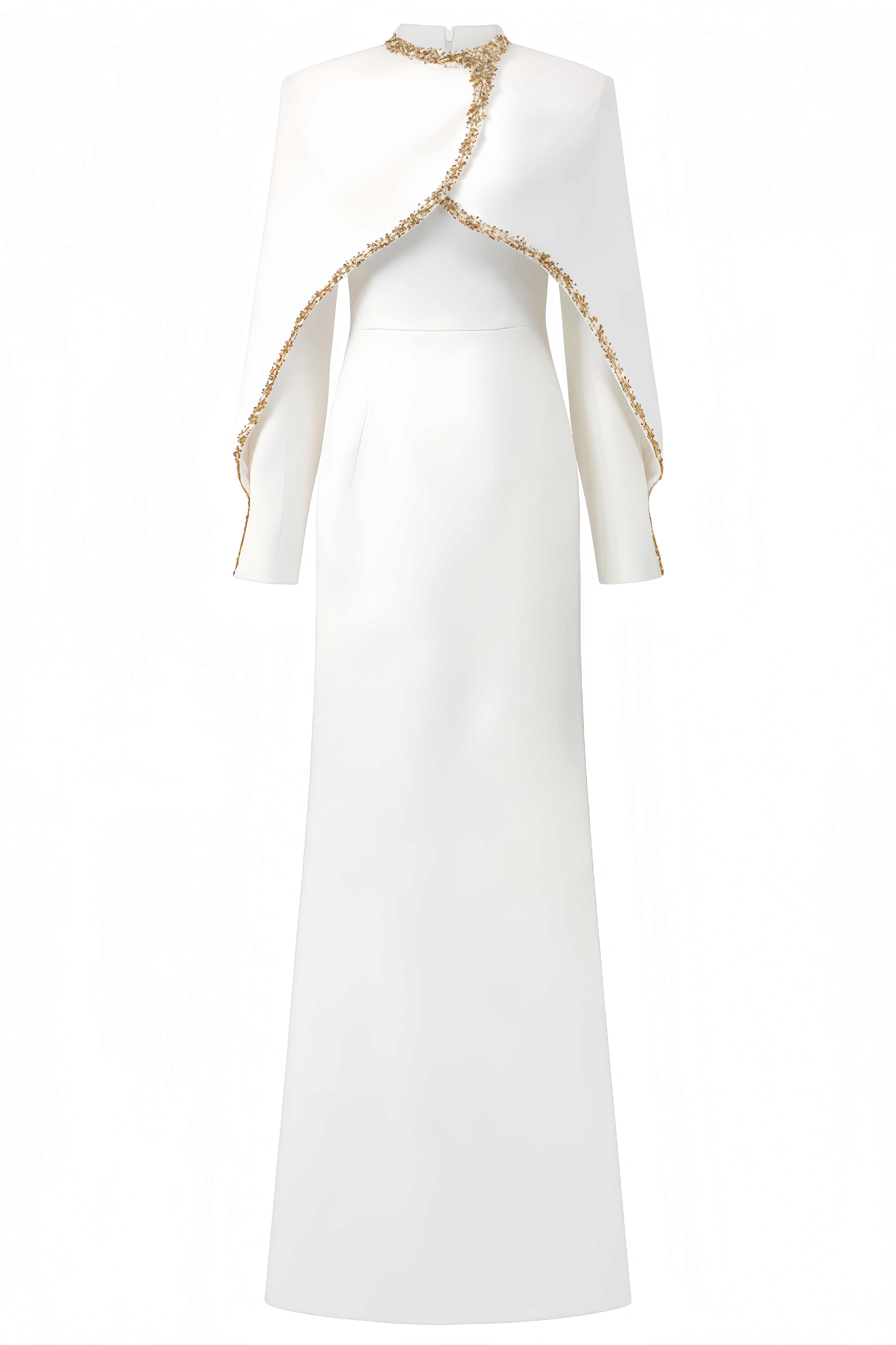 Balius White Chain Maxi Dress