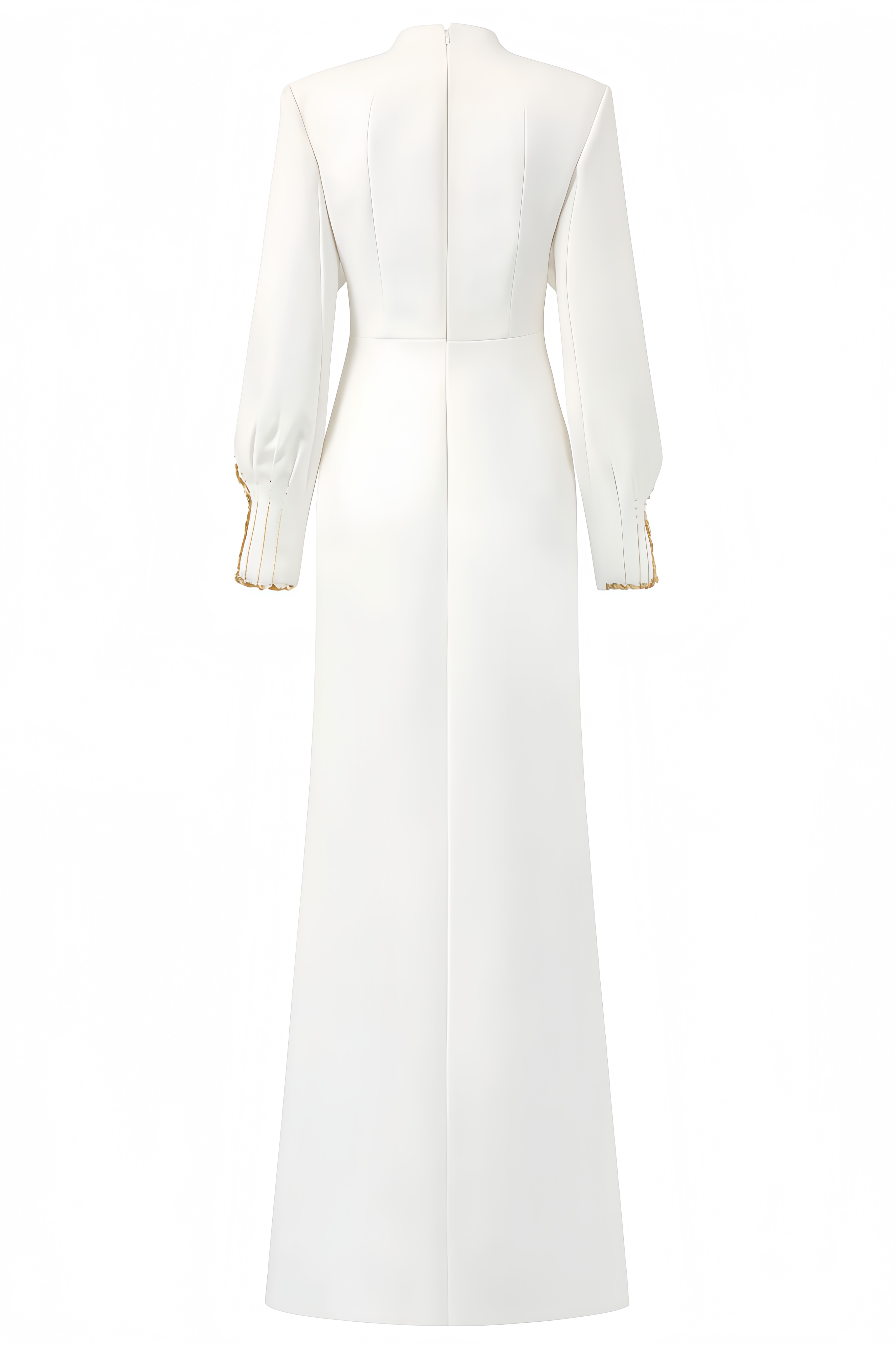 Balius White Chain Maxi Dress