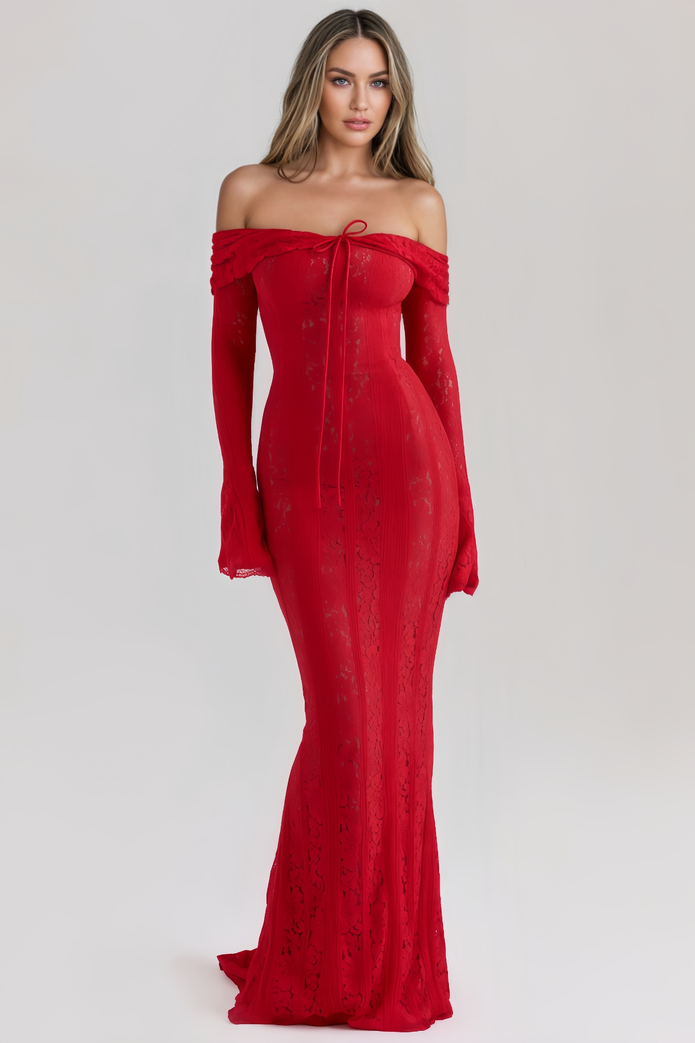 Anula Floral Lace Maxi Dress