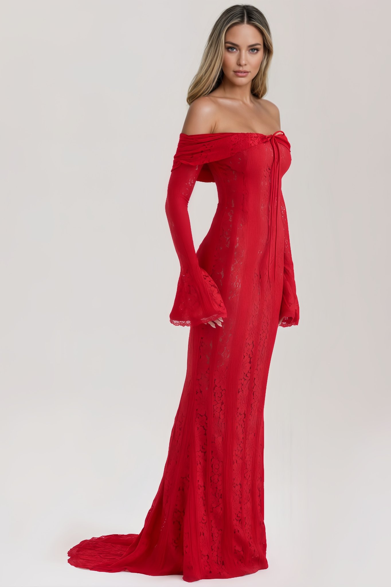 Anula Floral Lace Maxi Dress